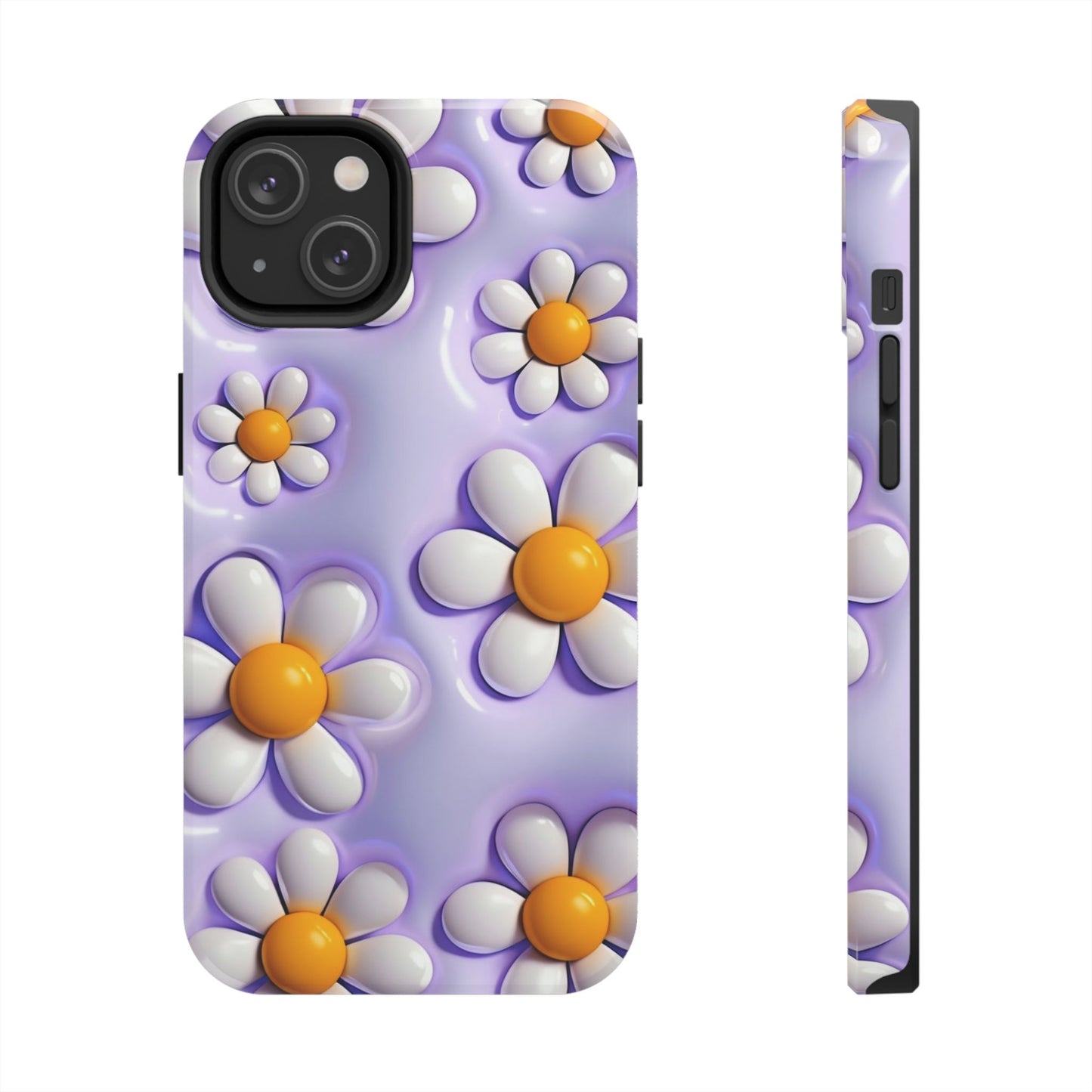 πΌ Floral Tough Phone Case β Vibrant Daisy Spring Design, for iPhones & Androids