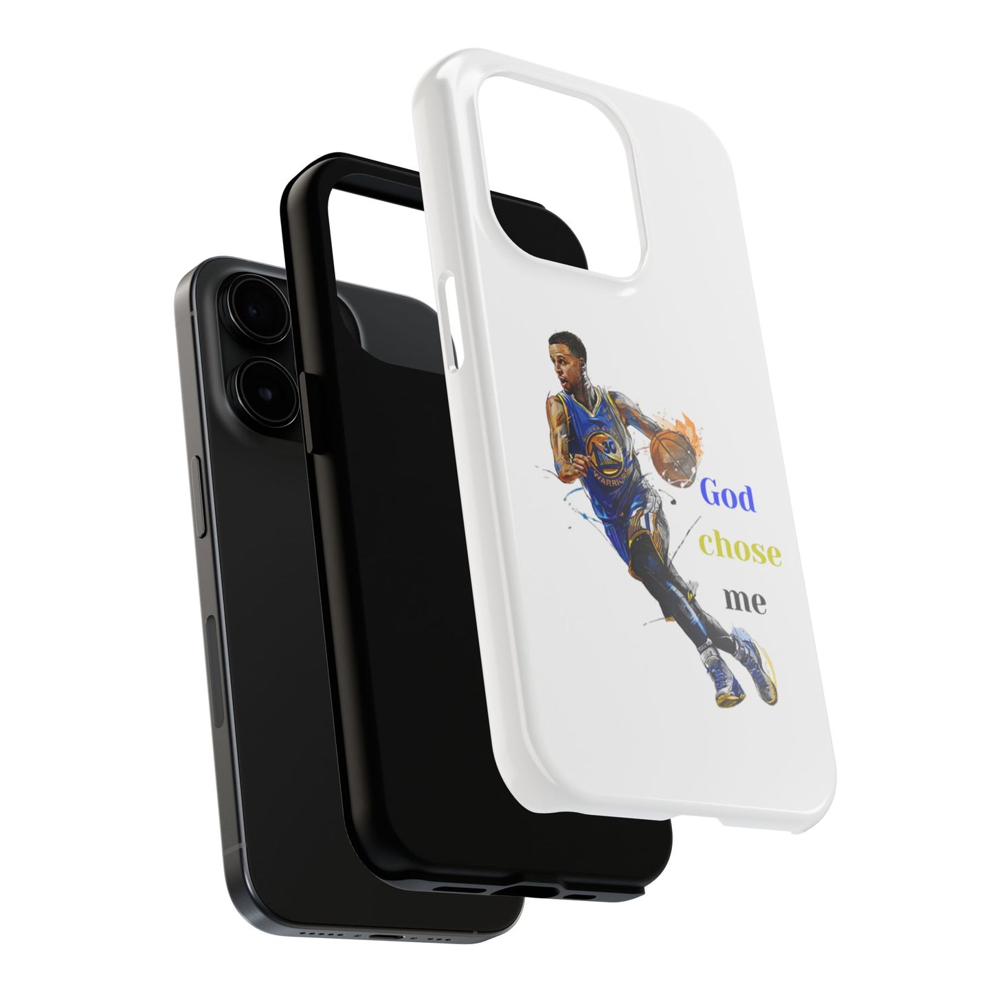 Phone case- God Chose Me Tough Phone Case - Durable Protection