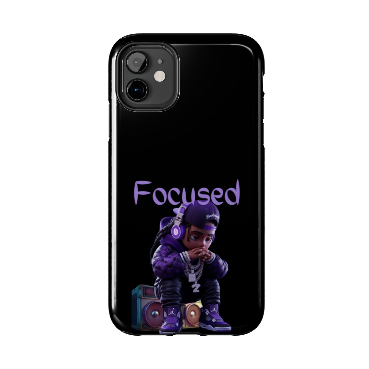 Phone case- Focused Tough Phone Case - Durable Protection