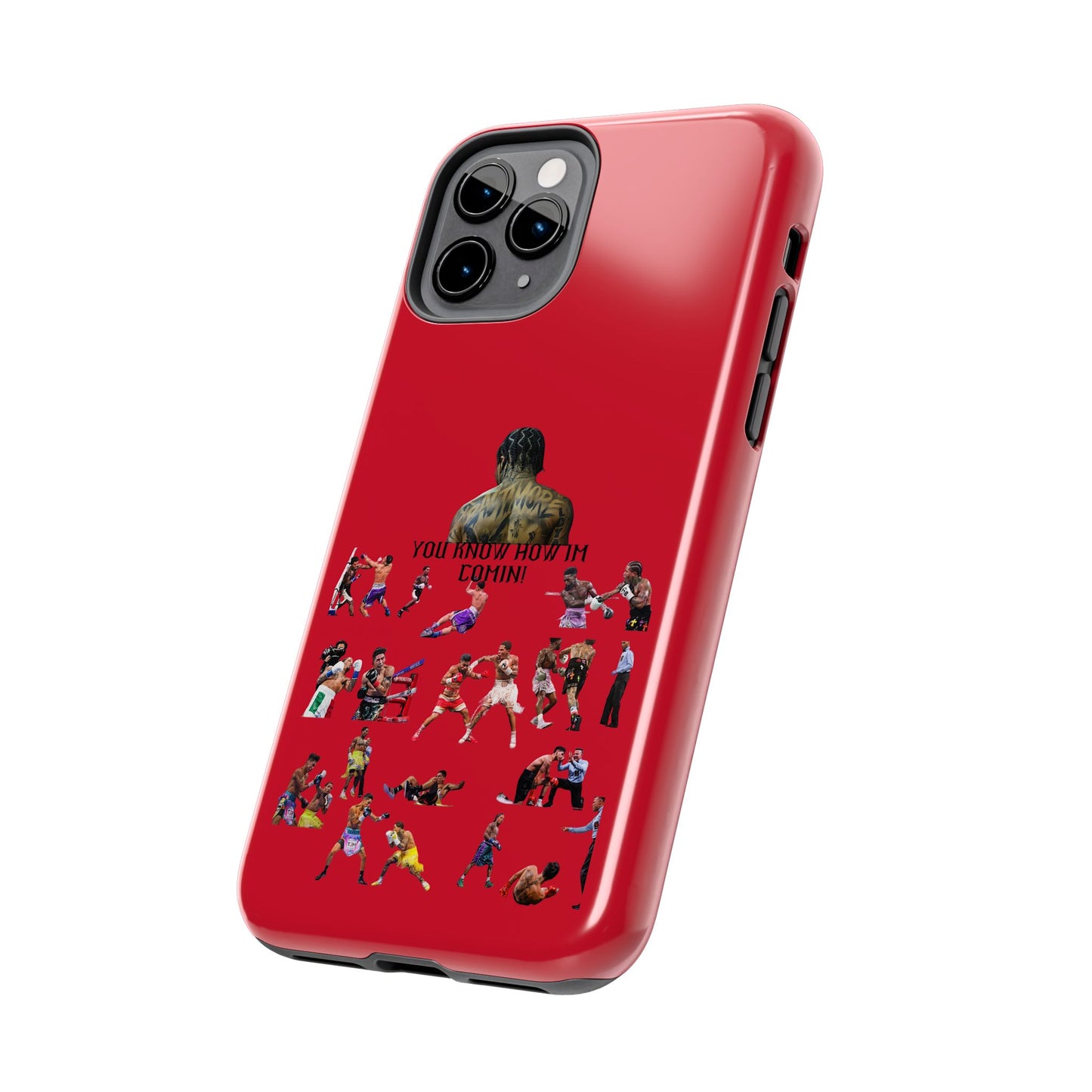 Phone case- You Know How I'm Comin' Tough Phone Case - Durable Protection