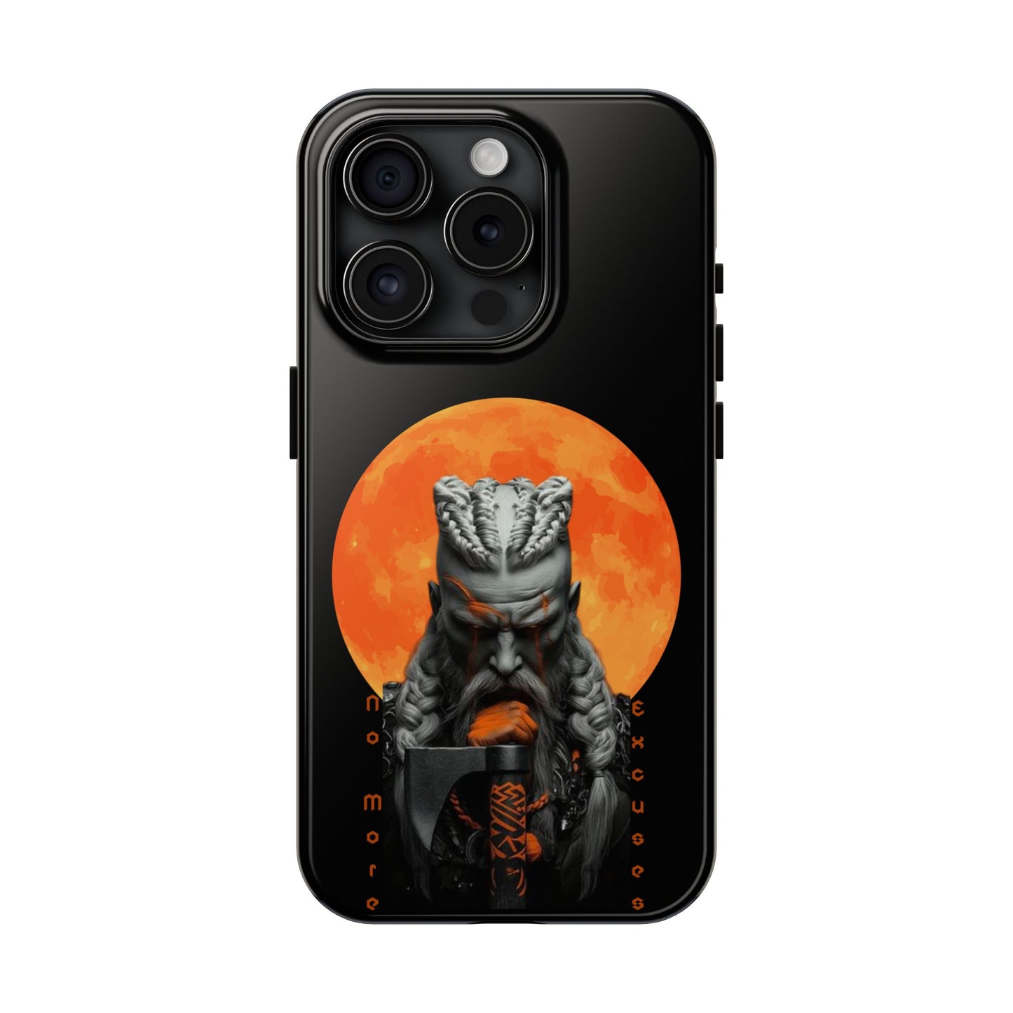 π₯ Warrior Spirit Tough Phone Case β No More Excuses Design for iPhone & Android β Empowerment & Protection