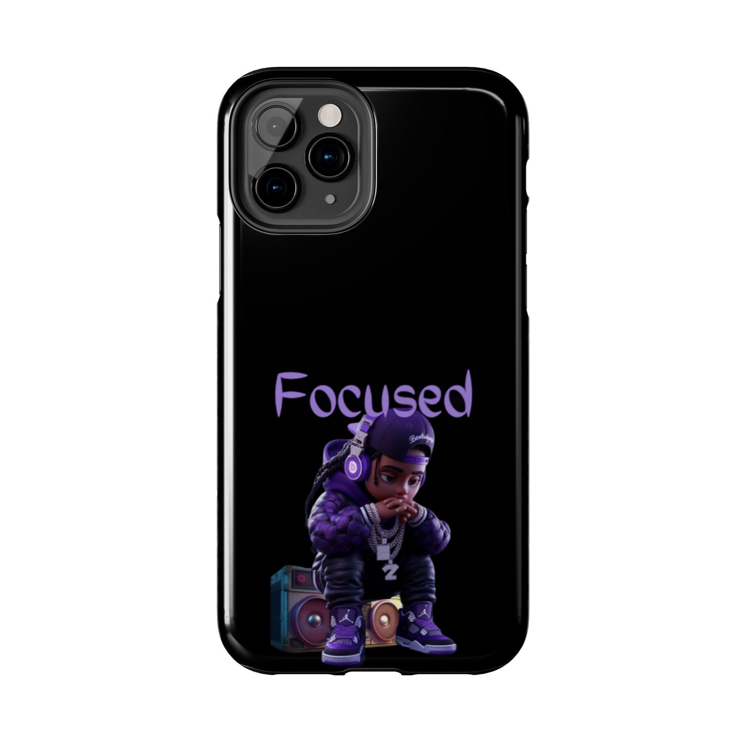 Phone case- Focused Tough Phone Case - Durable Protection