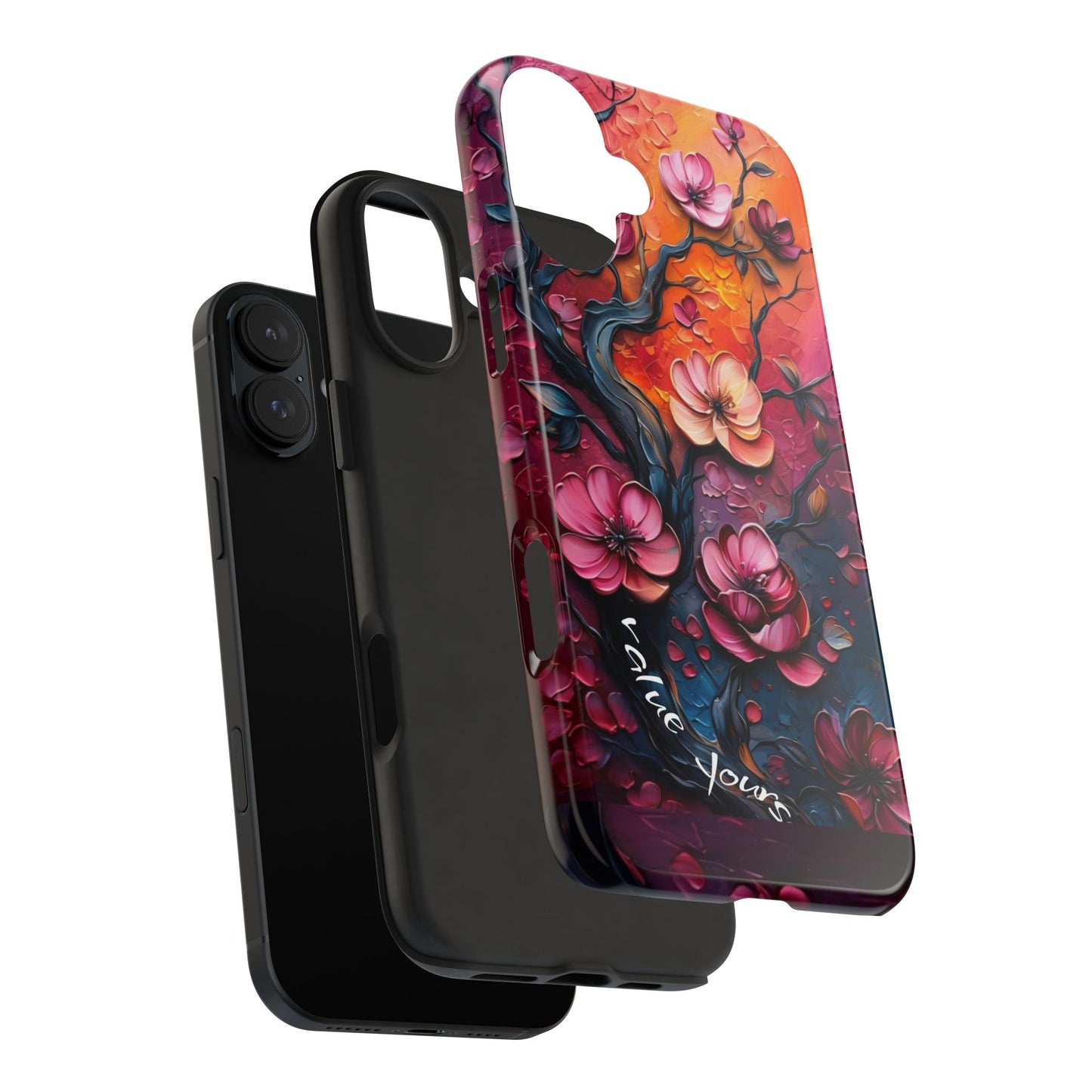 Value Yourself Floral Tough Phone Case