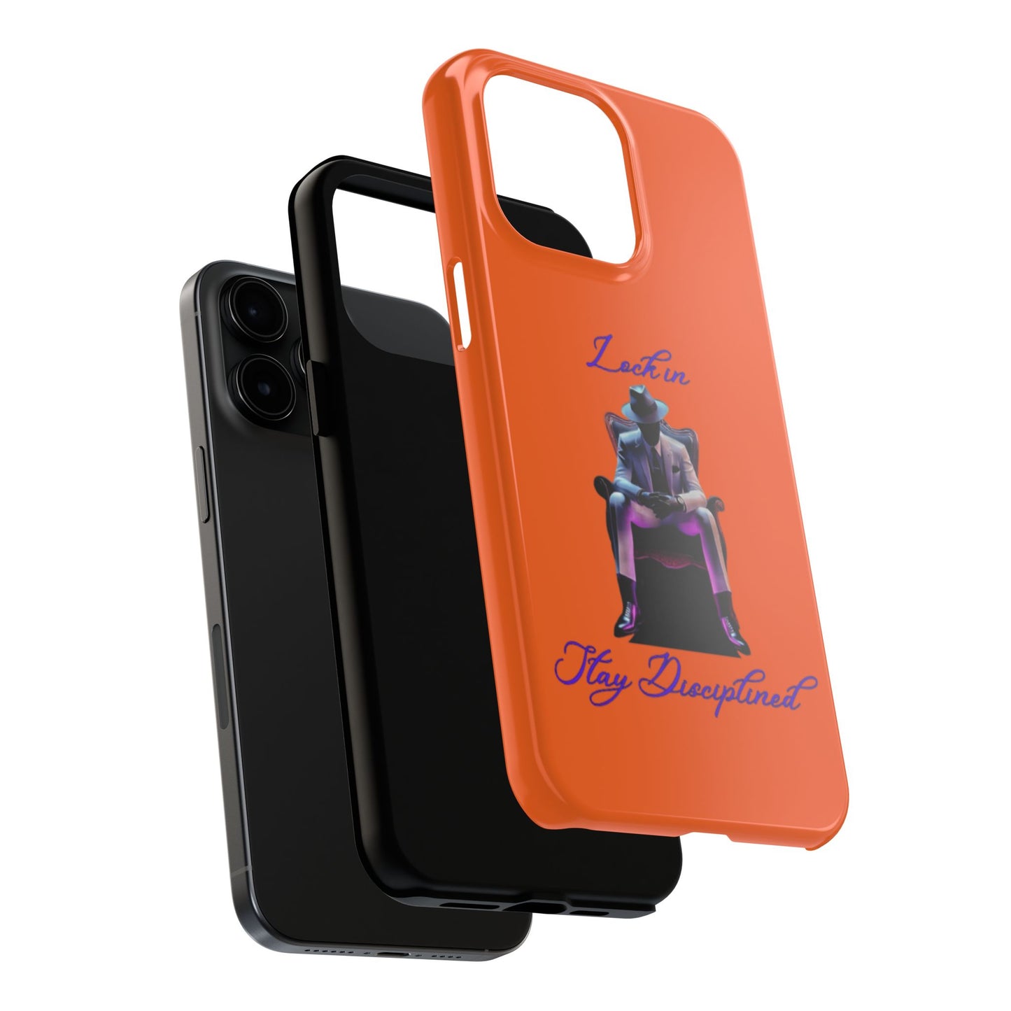 Phone case- Lock In, Stay discipline Tough Phone Case - Durable Protection