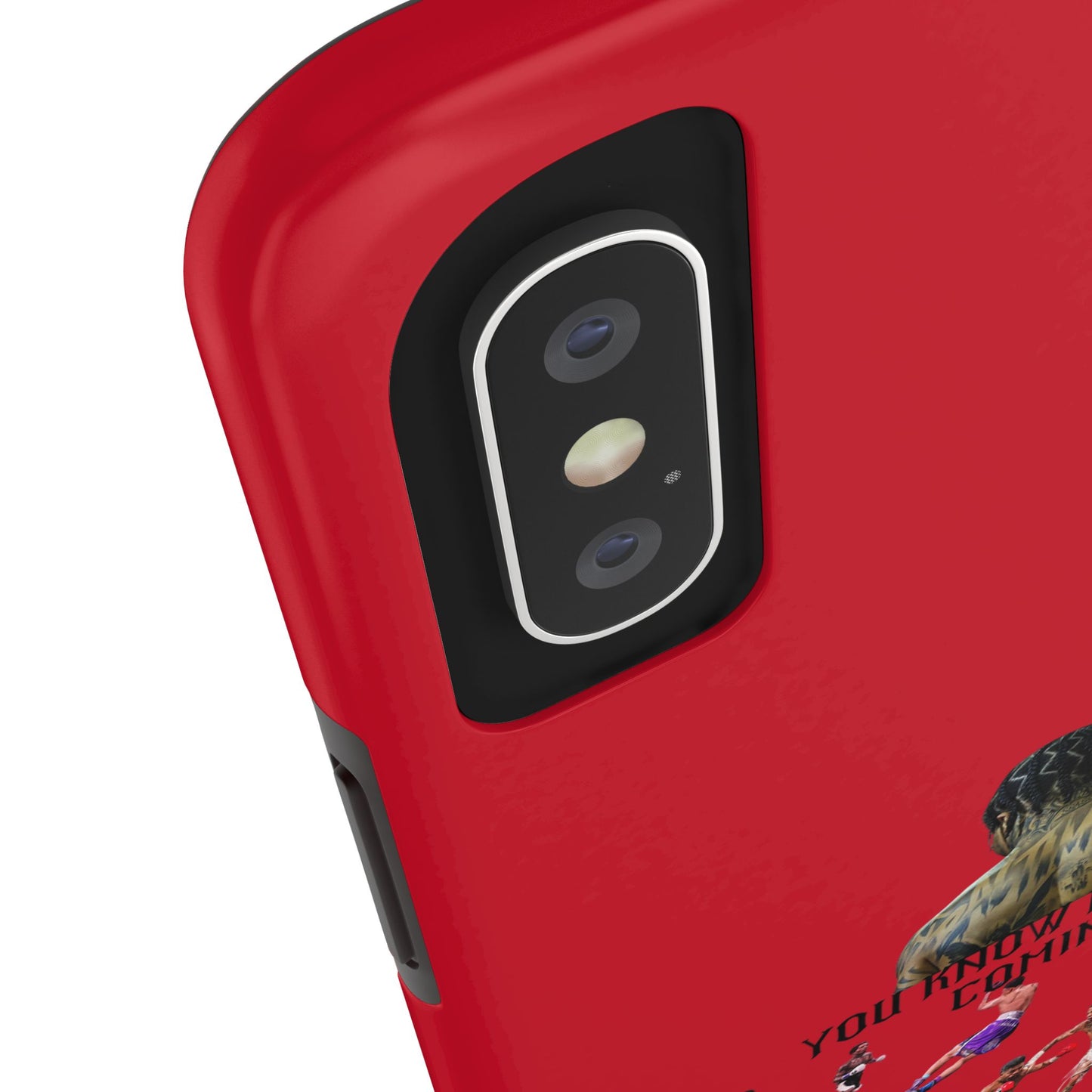 Phone case- You Know How I'm Comin' Tough Phone Case - Durable Protection