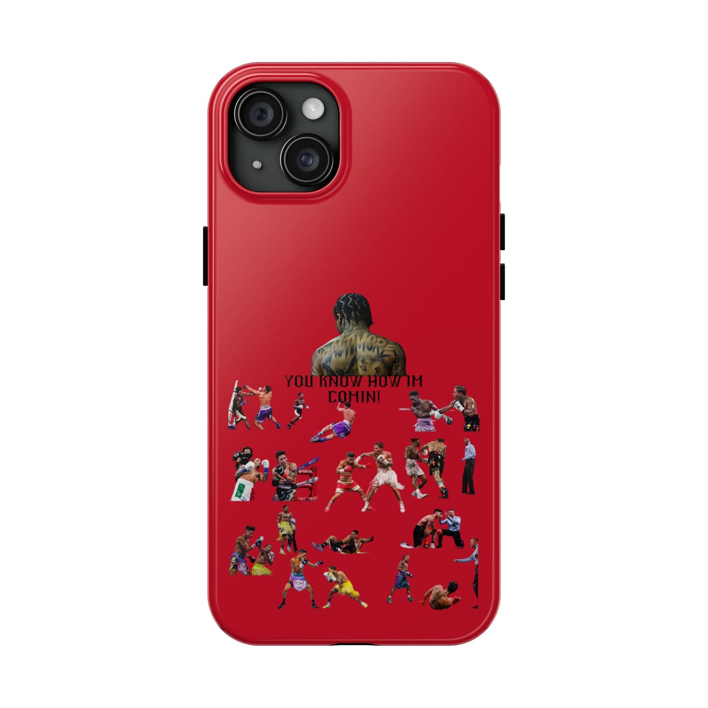 Phone case- You Know How I'm Comin' Tough Phone Case - Durable Protection