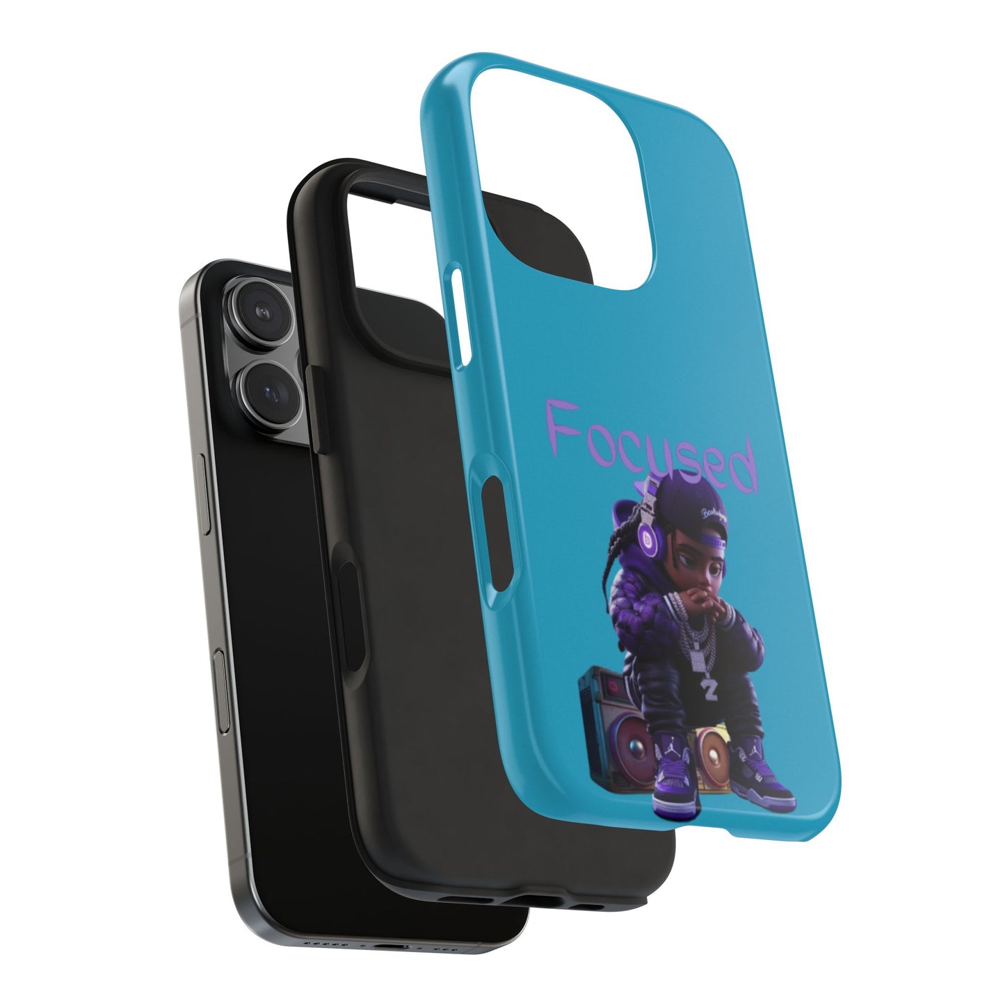 Phone Case- Focused Tough Case- Durable Protection