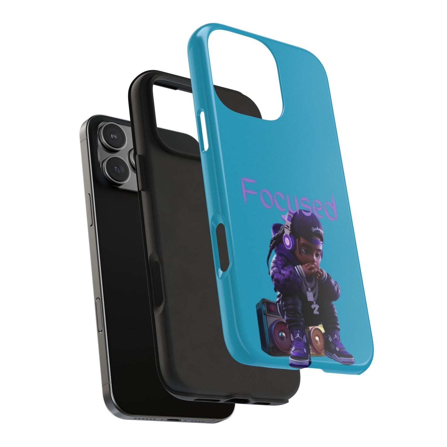 Phone Case- Focused Tough Case- Durable Protection
