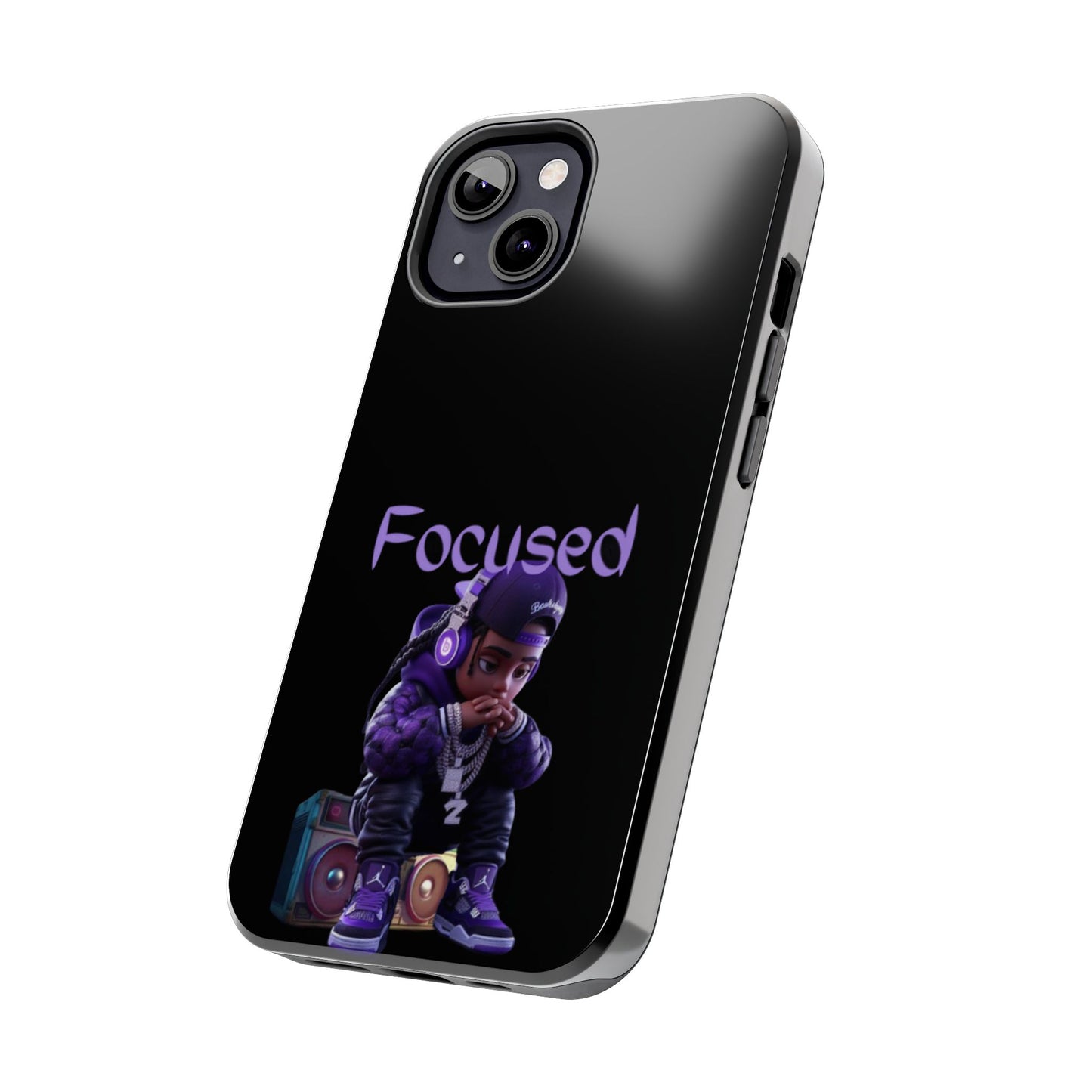Phone case- Focused Tough Phone Case - Durable Protection