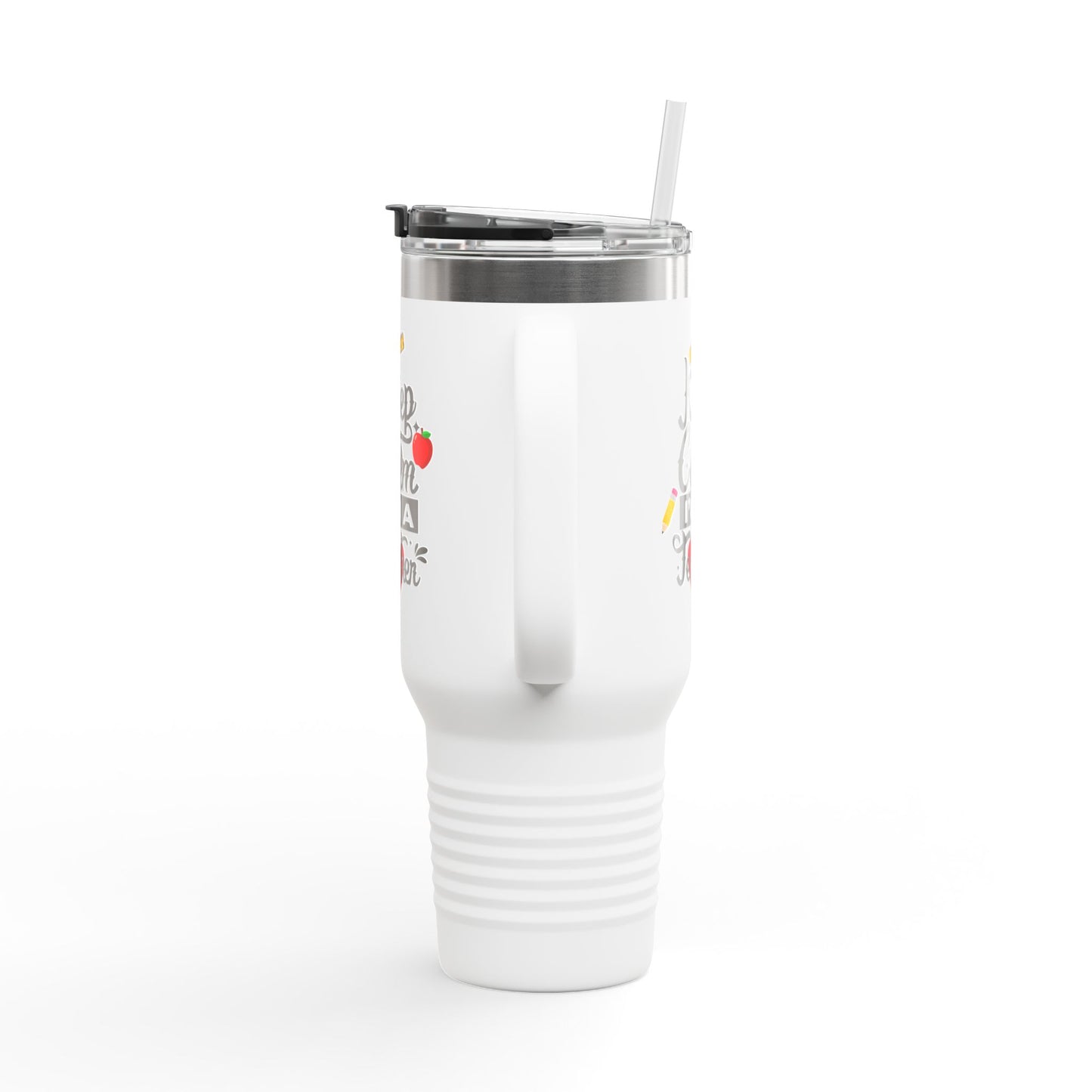 π Teacher Insulated Travel Mug 40oz β Keep Calm and Teach On | Perfect Teacher Appreciation Gift ββ¨