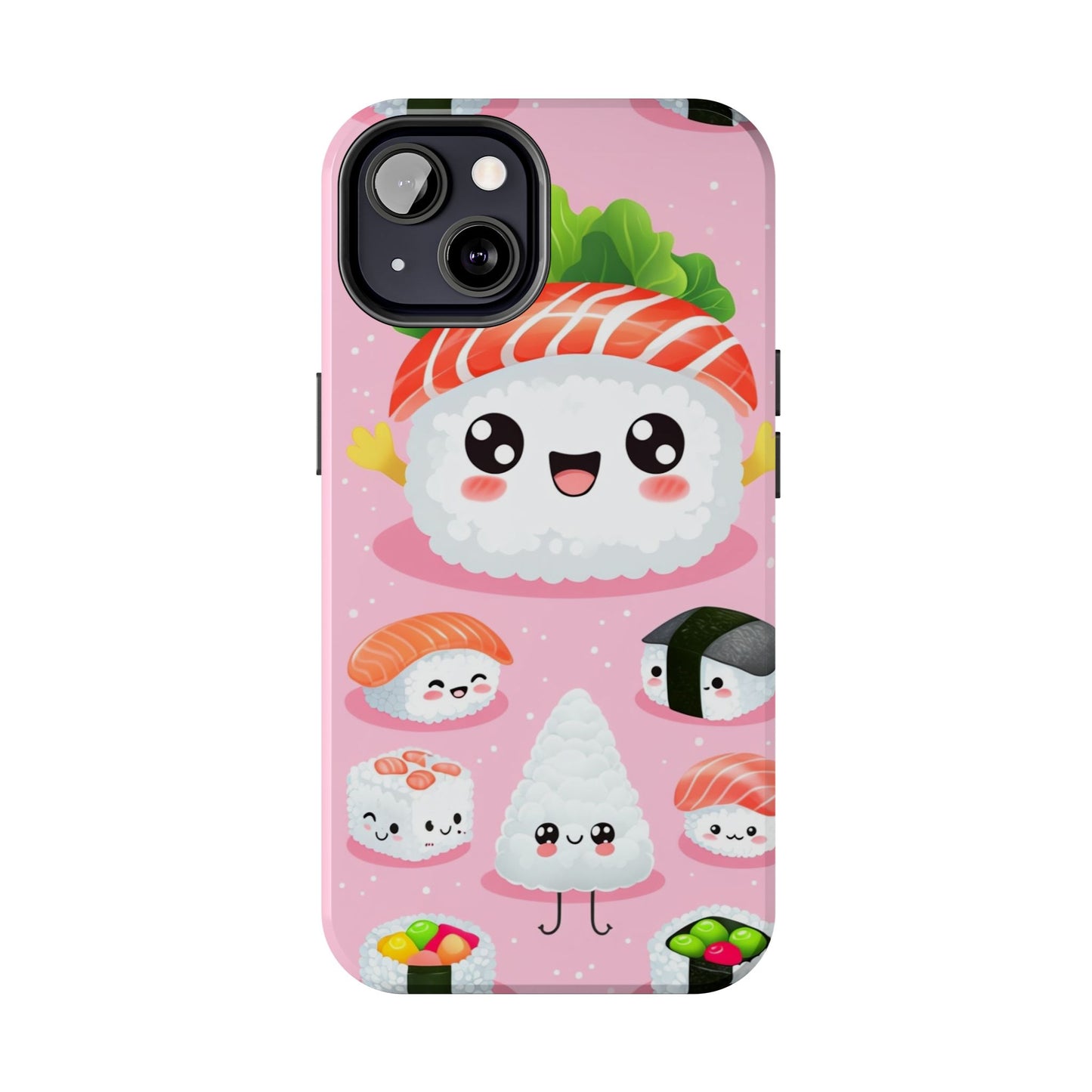 Adorable Sushi Tough Phone Case | Cute Kawaii Design for Food Lovers