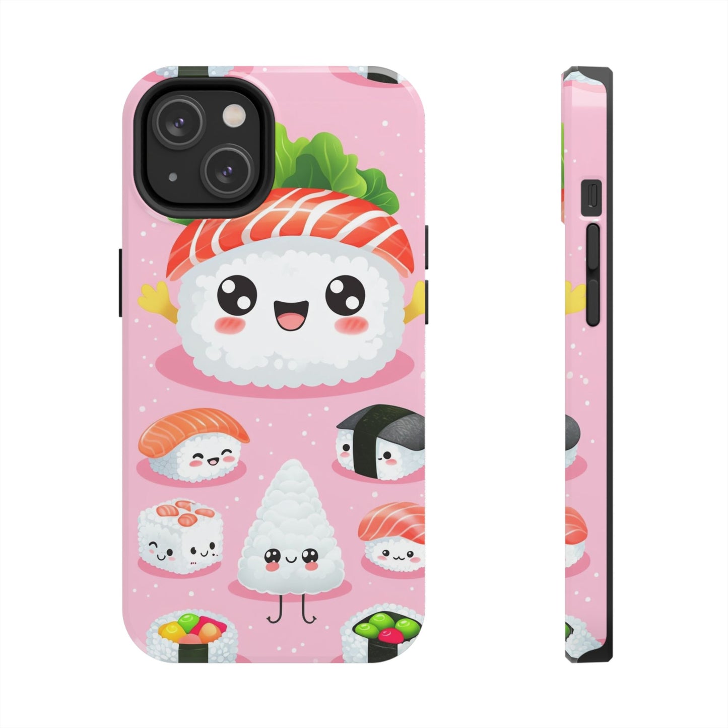 Adorable Sushi Tough Phone Case | Cute Kawaii Design for Food Lovers