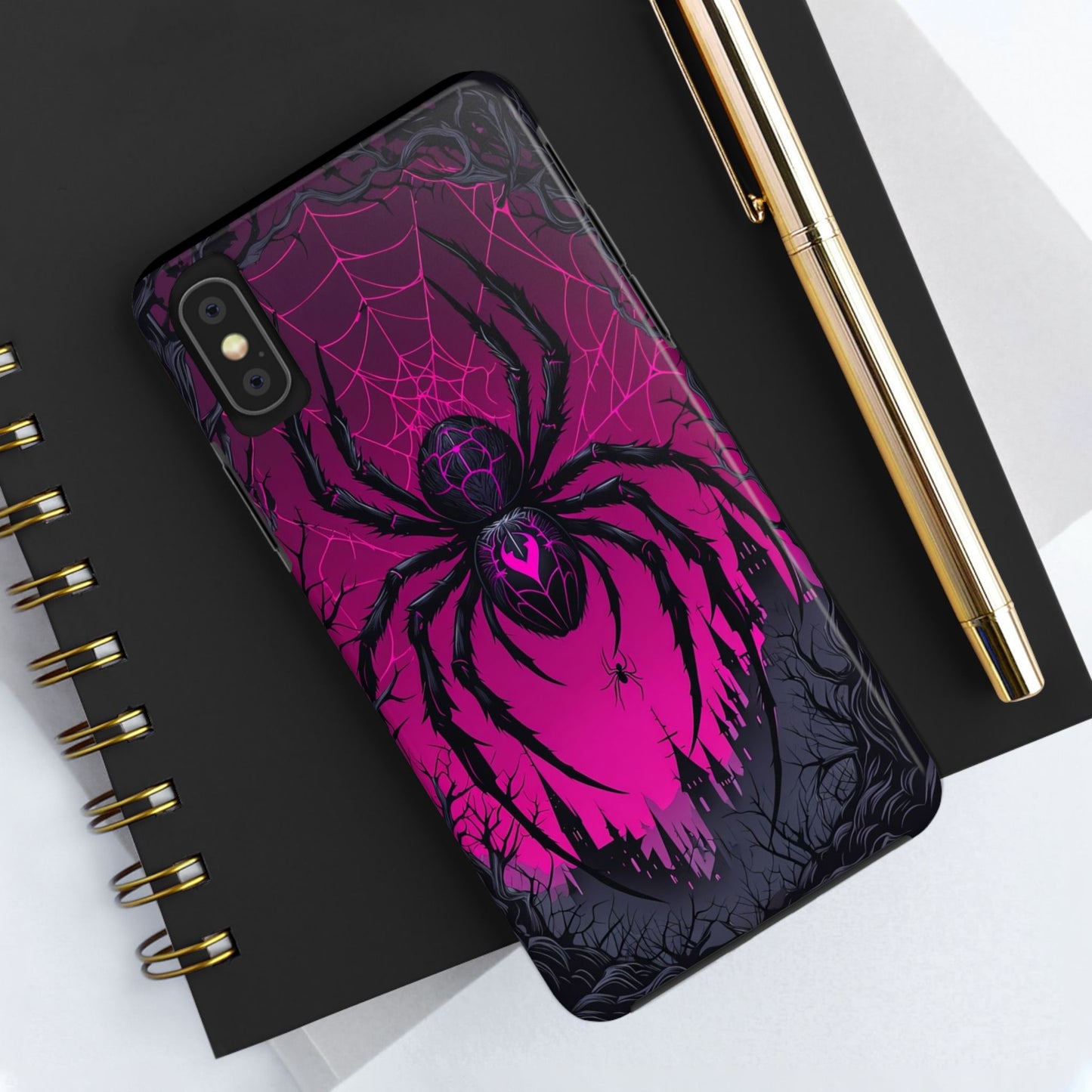 Gothic Spider Tough Phone Case