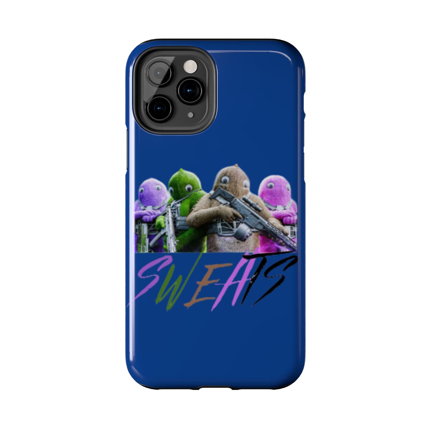 Cool Cartoon-Inspired Tough Phone Case - 'SWEATS'