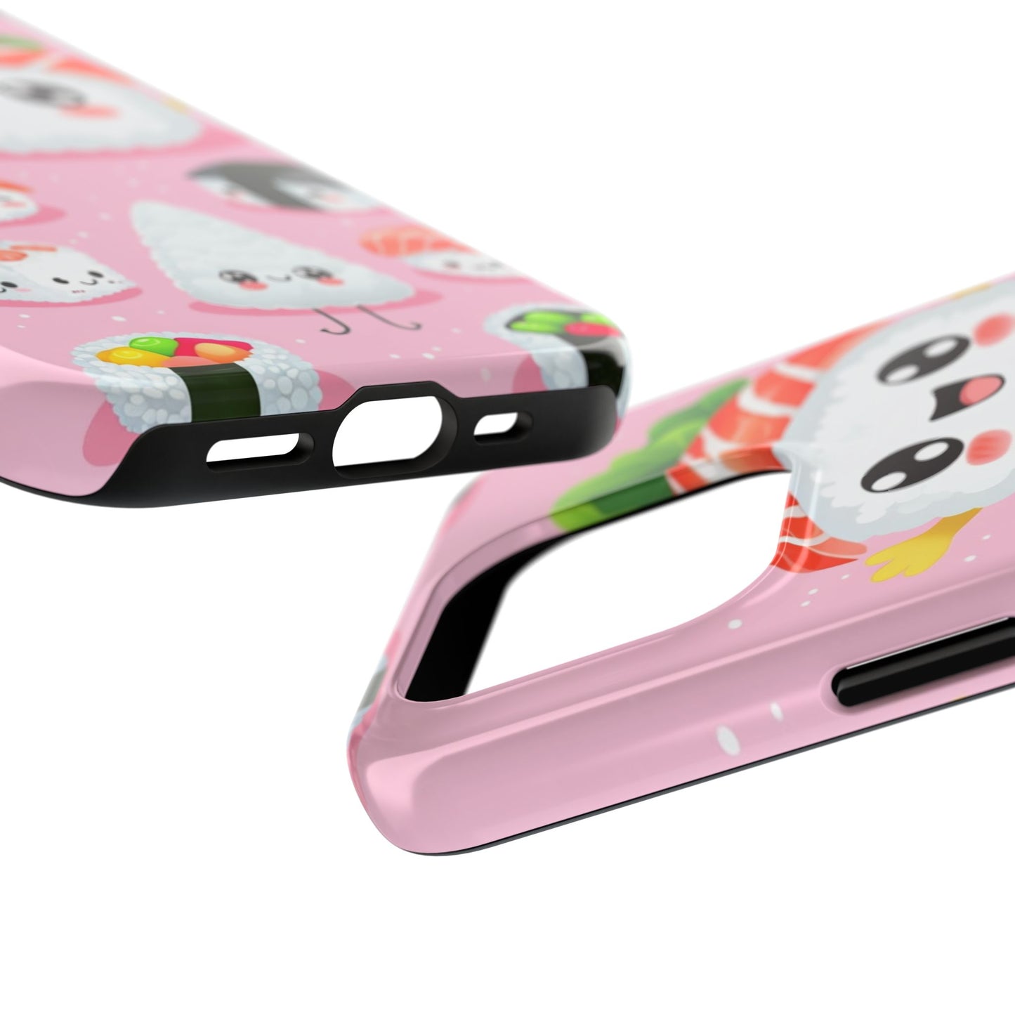 Adorable Sushi Tough Phone Case | Cute Kawaii Design for Food Lovers
