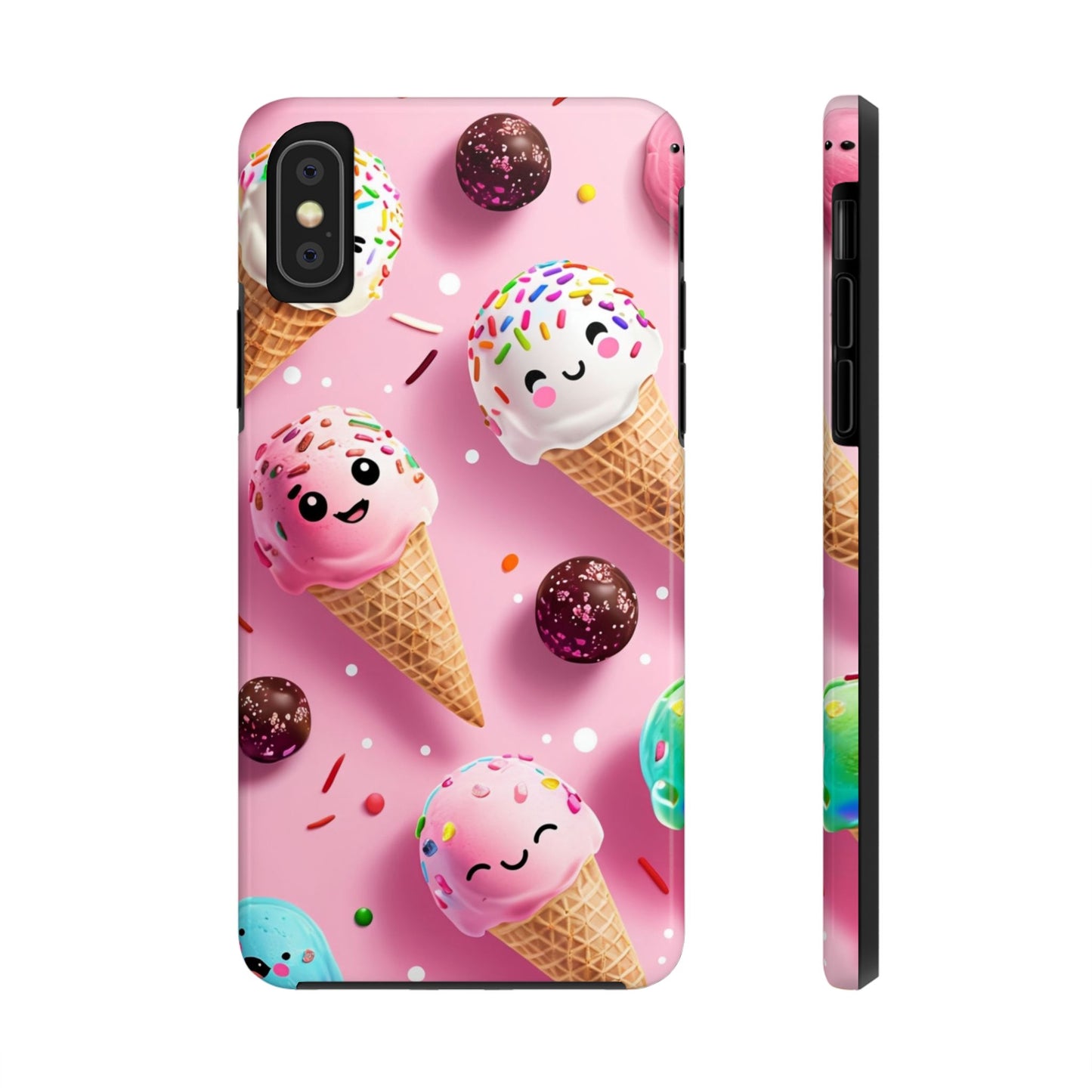 Tough Phone Cases Cute Ice Cream Design