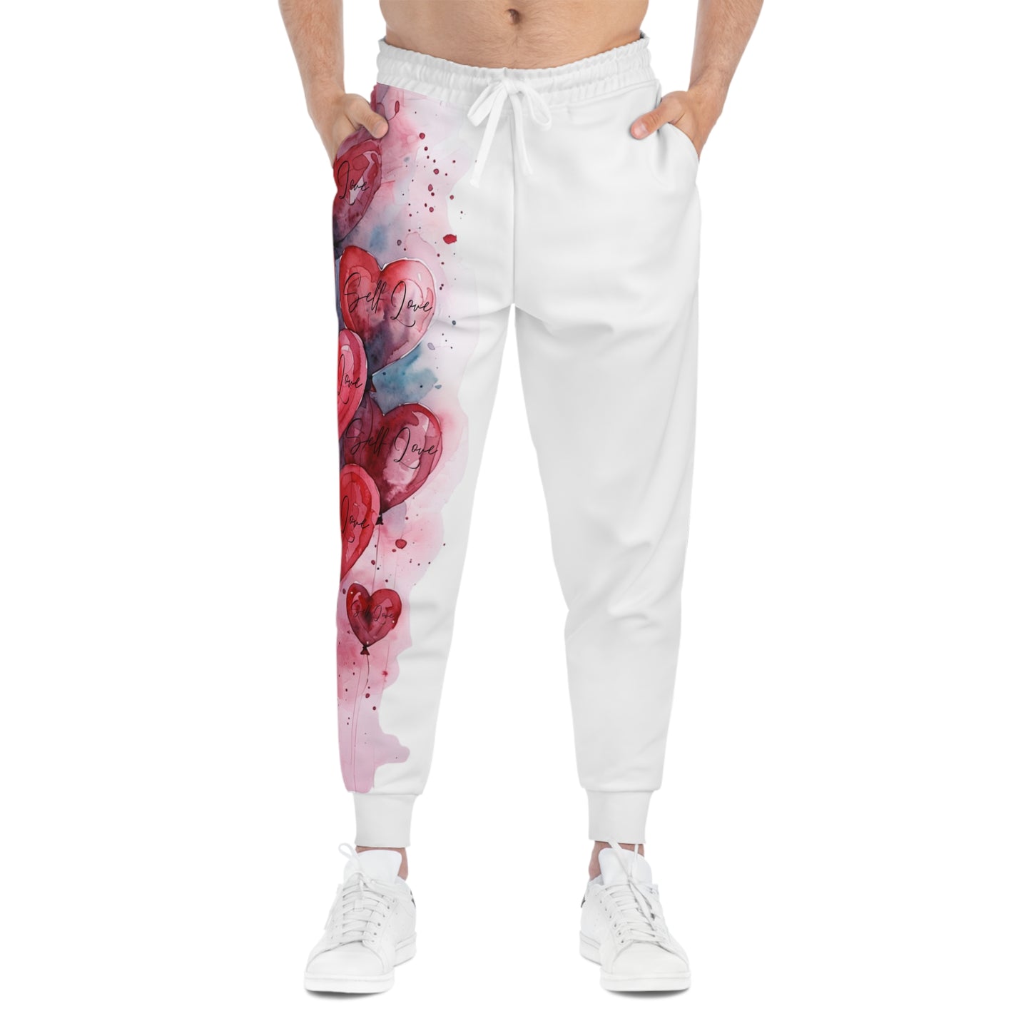Valentine's Day Love Joggers with Heart Design