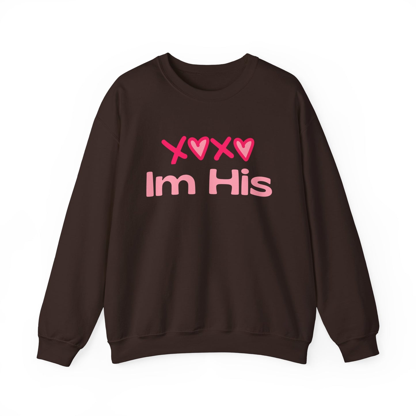 Cotton Blush XOXO Sweatshirt for Women – I’m His Romantic Everyday Lovewear
