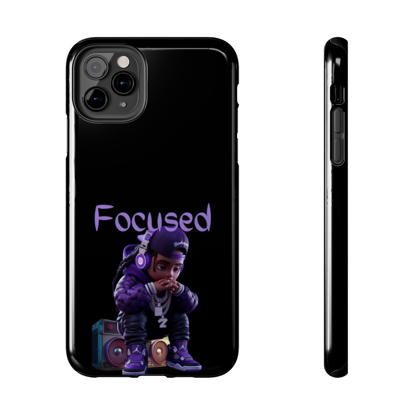 Phone case- Focused Tough Phone Case - Durable Protection