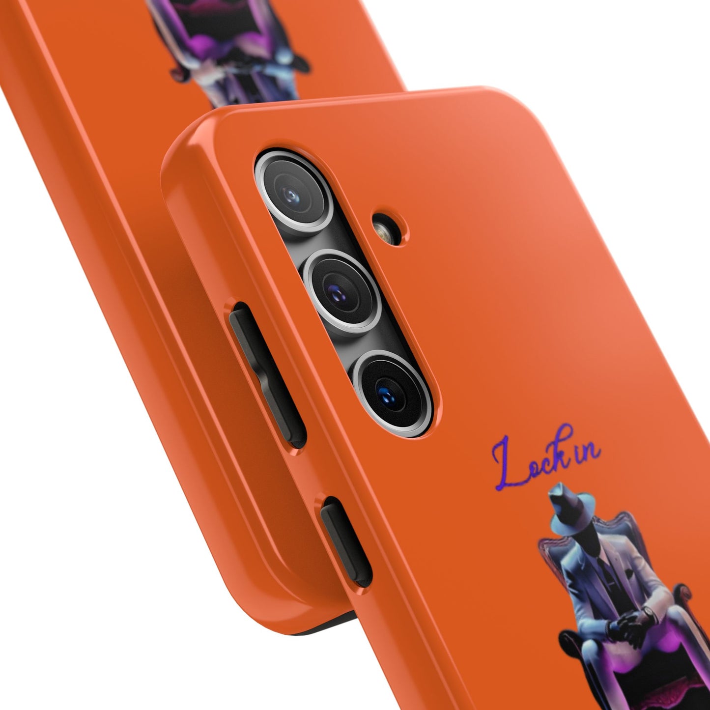 Phone case- Lock In, Stay discipline Tough Phone Case - Durable Protection