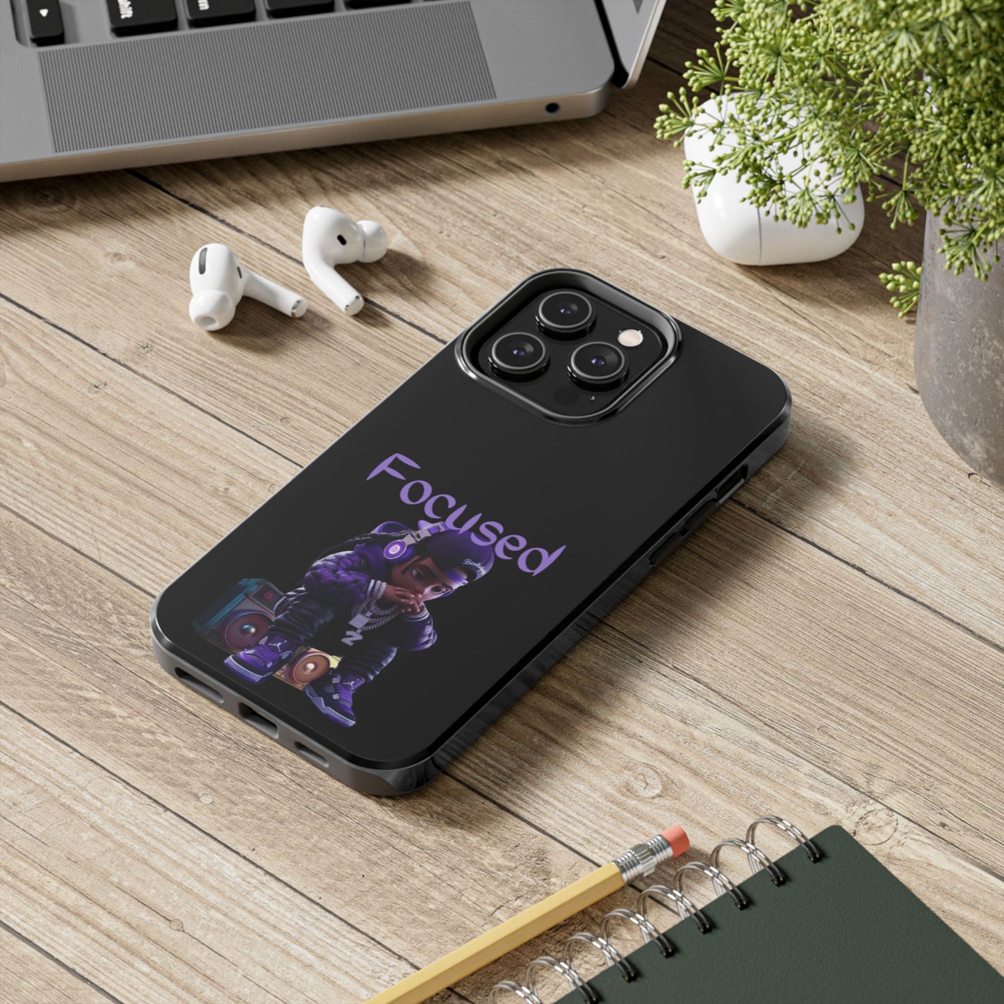 Phone case- Focused Tough Phone Case - Durable Protection