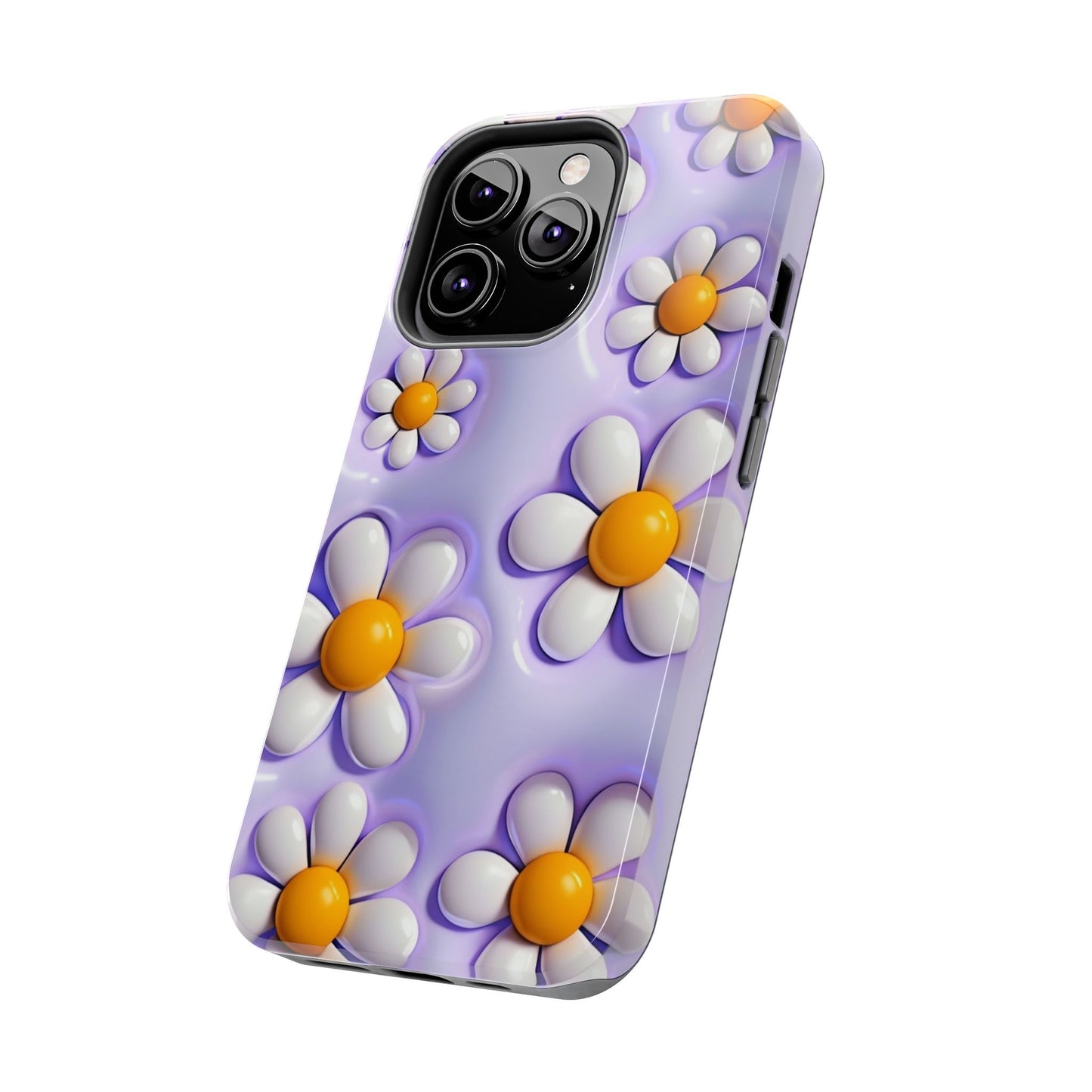 πΌ Floral Tough Phone Case β Vibrant Daisy Spring Design, for iPhones & Androids