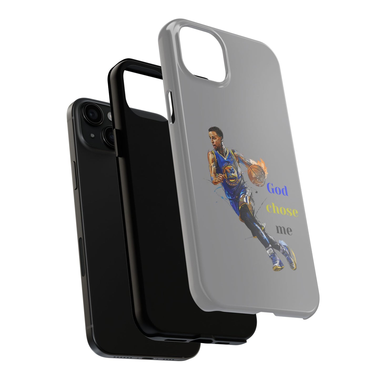 Phone case- God Chose Me Tough Phone Case - Durable Protection