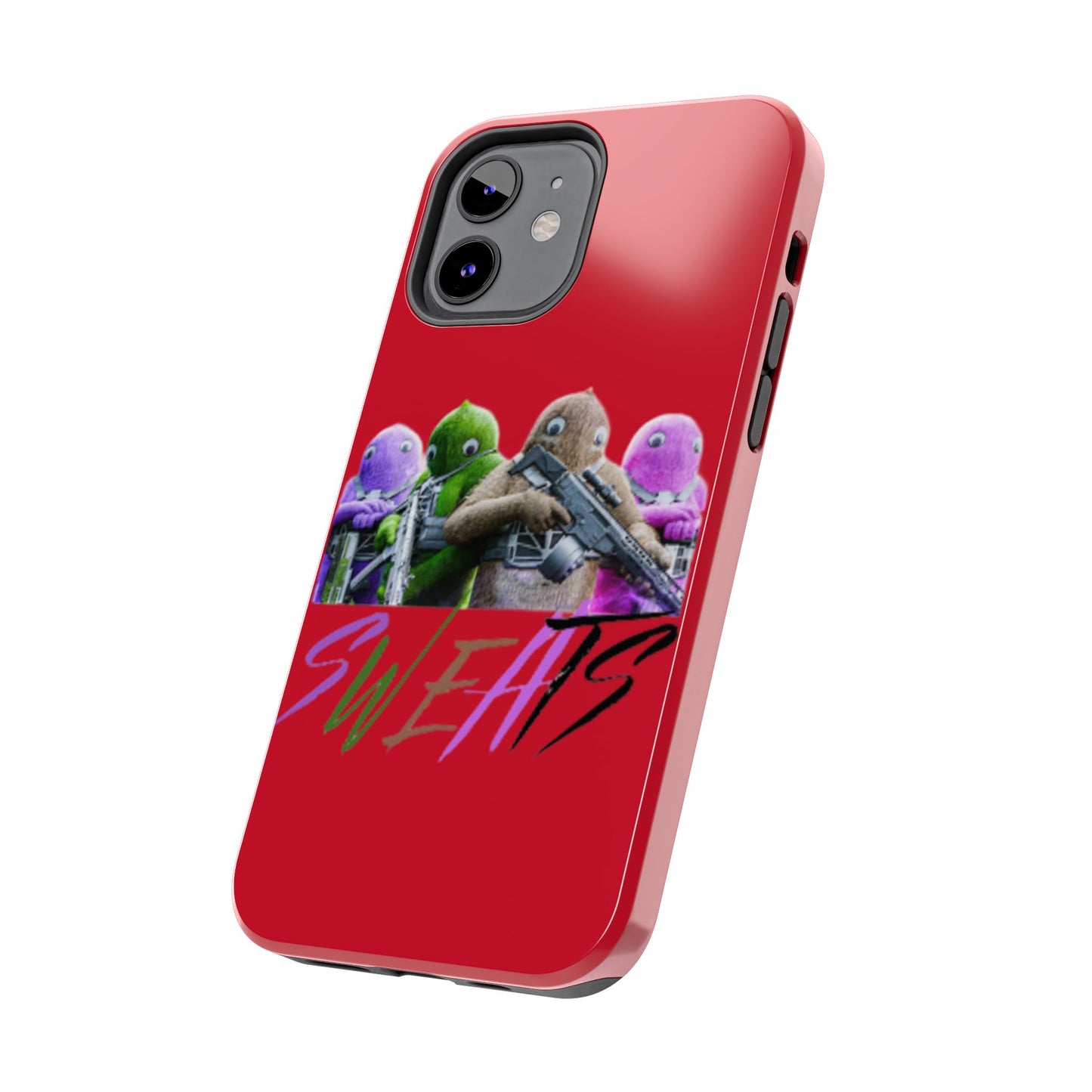 Cool Cartoon-Inspired Tough Phone Case - 'SWEATS'
