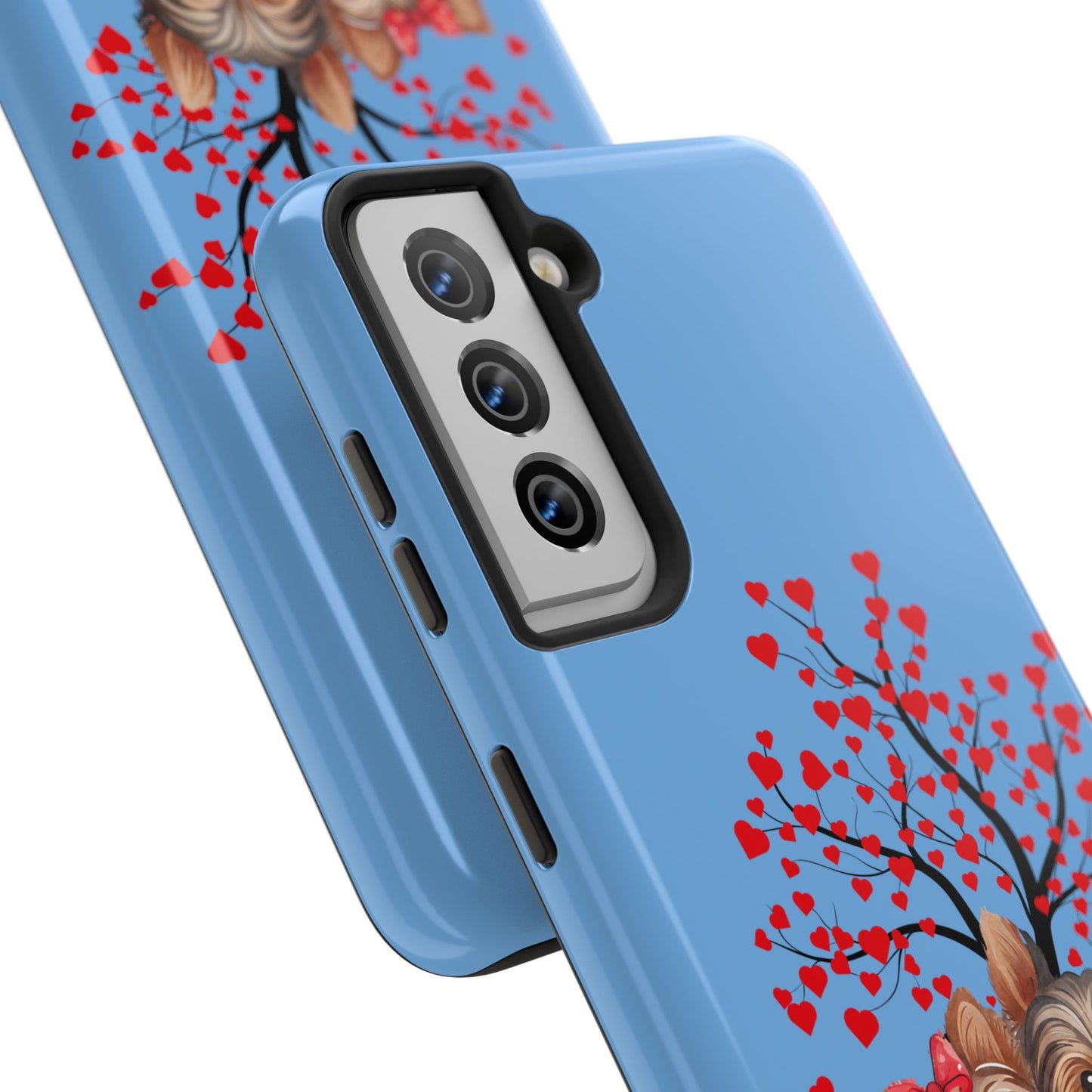 Cute Yorkshire Terrier Phone Case - "Value Each Other" Tough Case for Pet Lovers