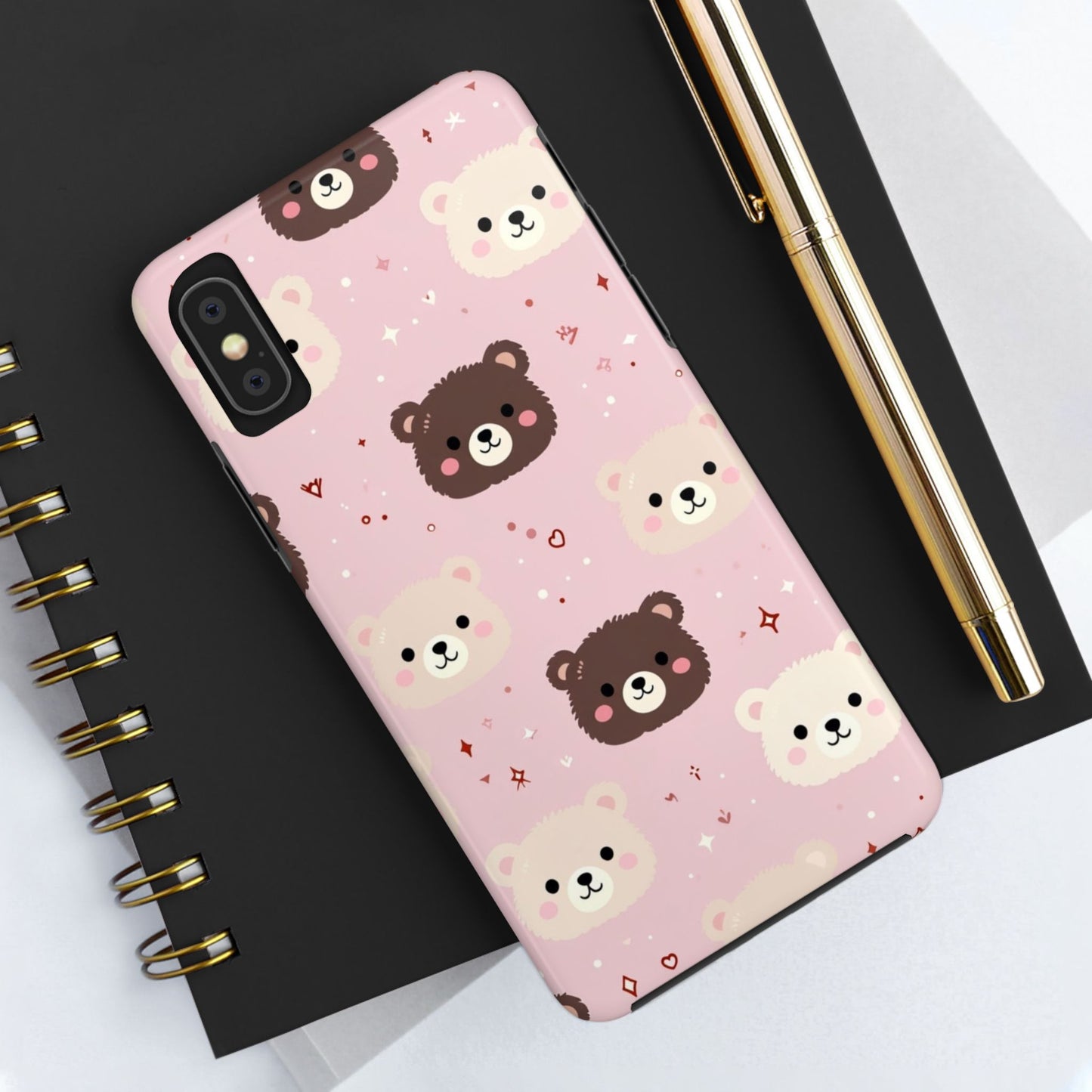 Tough Phone Cases- Cute Bears