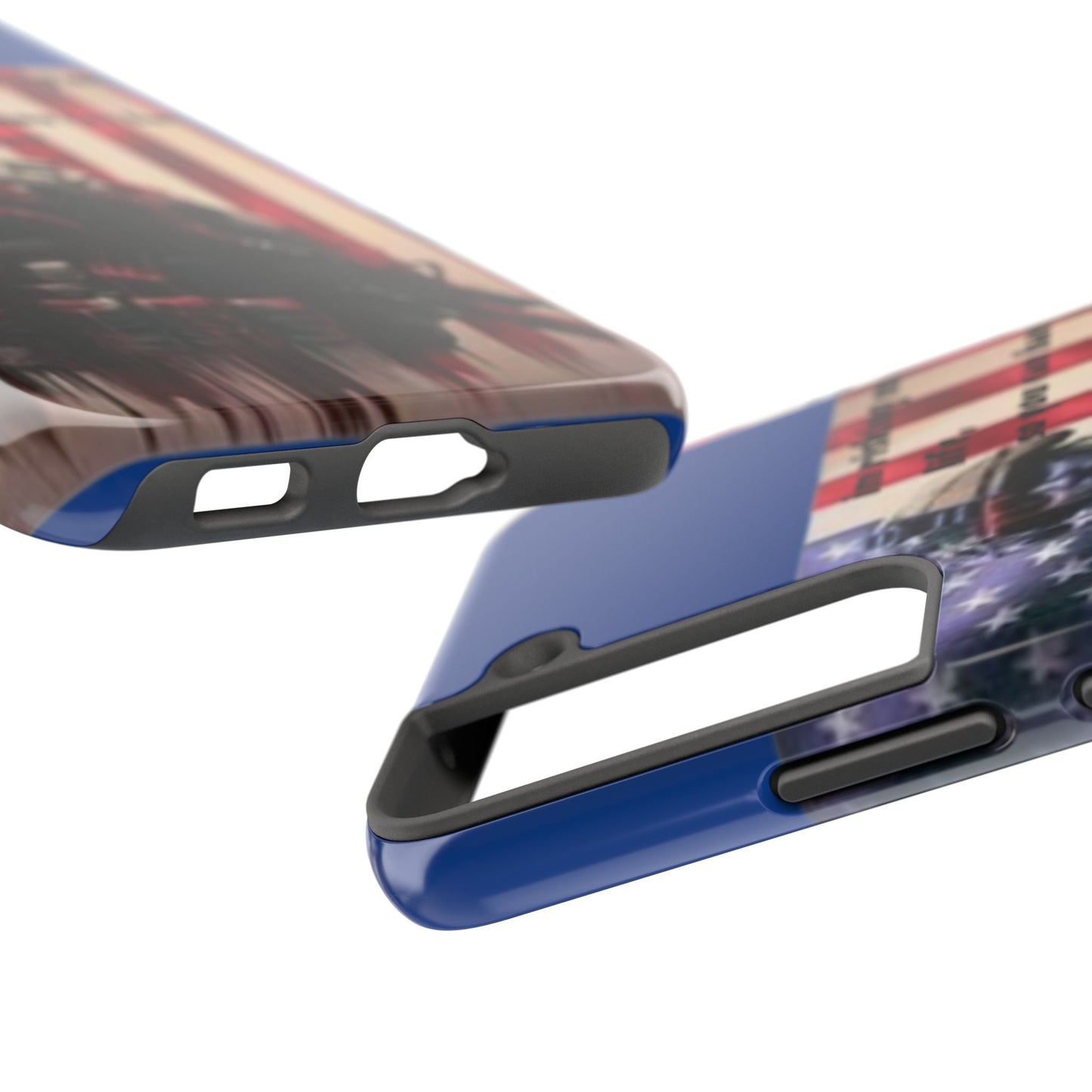 Patriotic Tough Phone Case - 'I'm Risking My Life' Design