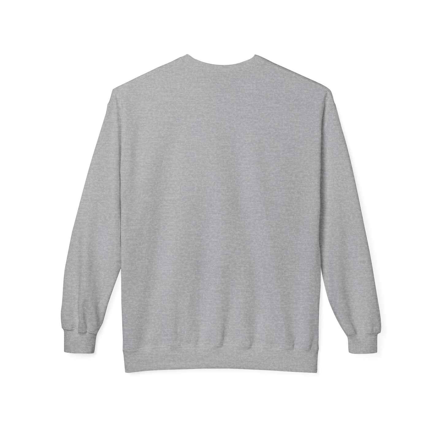 Snow Petal White Fleece Sweatshirt for Her – Soft Cozy Love-Inspired Gift