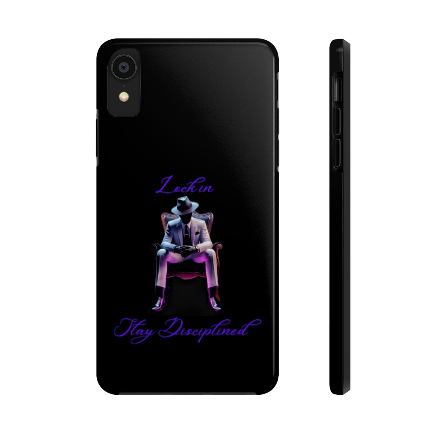 Phone case- Lock In, Stay DIsciplined Tough Phone Case - Durable Protection