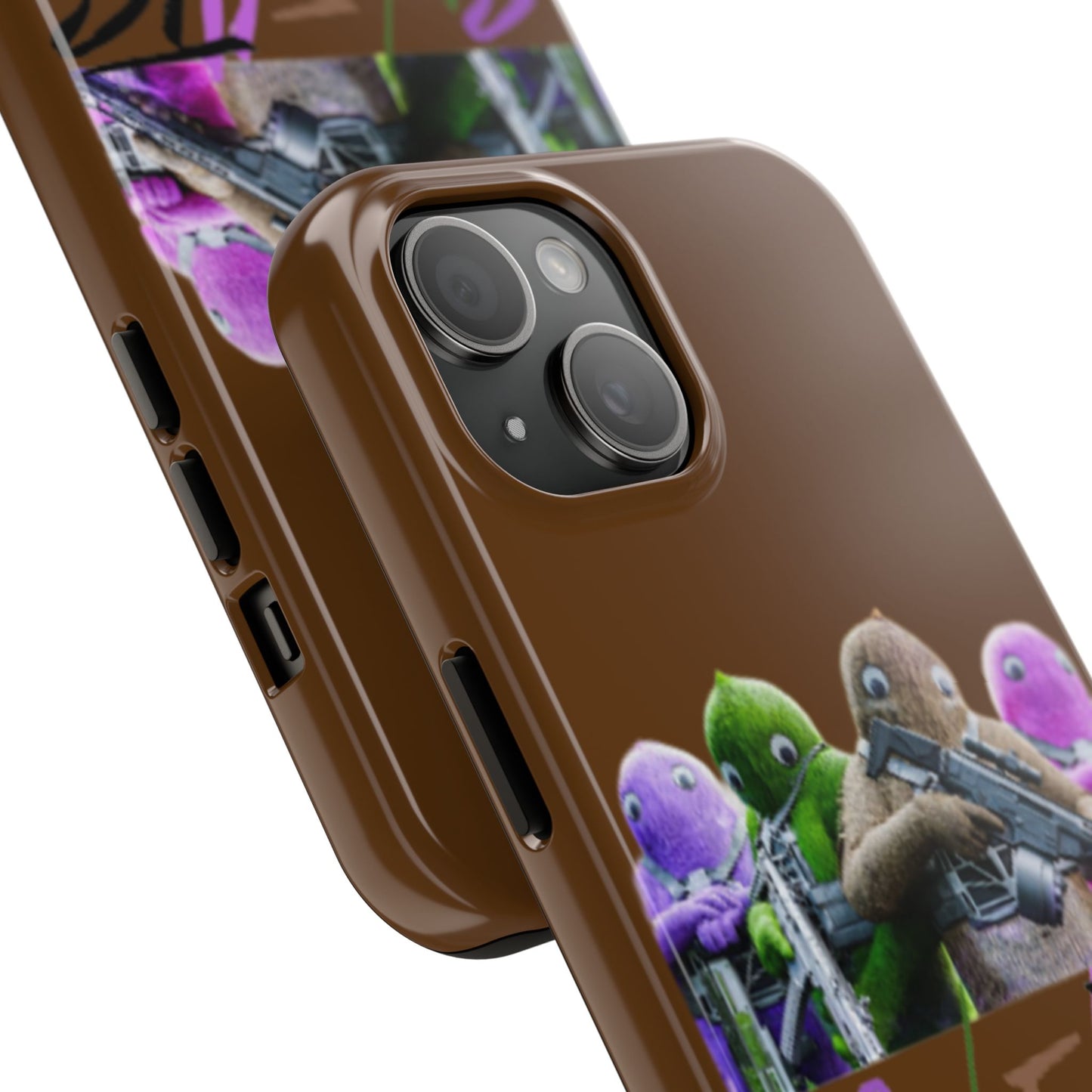 Cool Cartoon-Inspired Tough Phone Case - 'SWEATS'