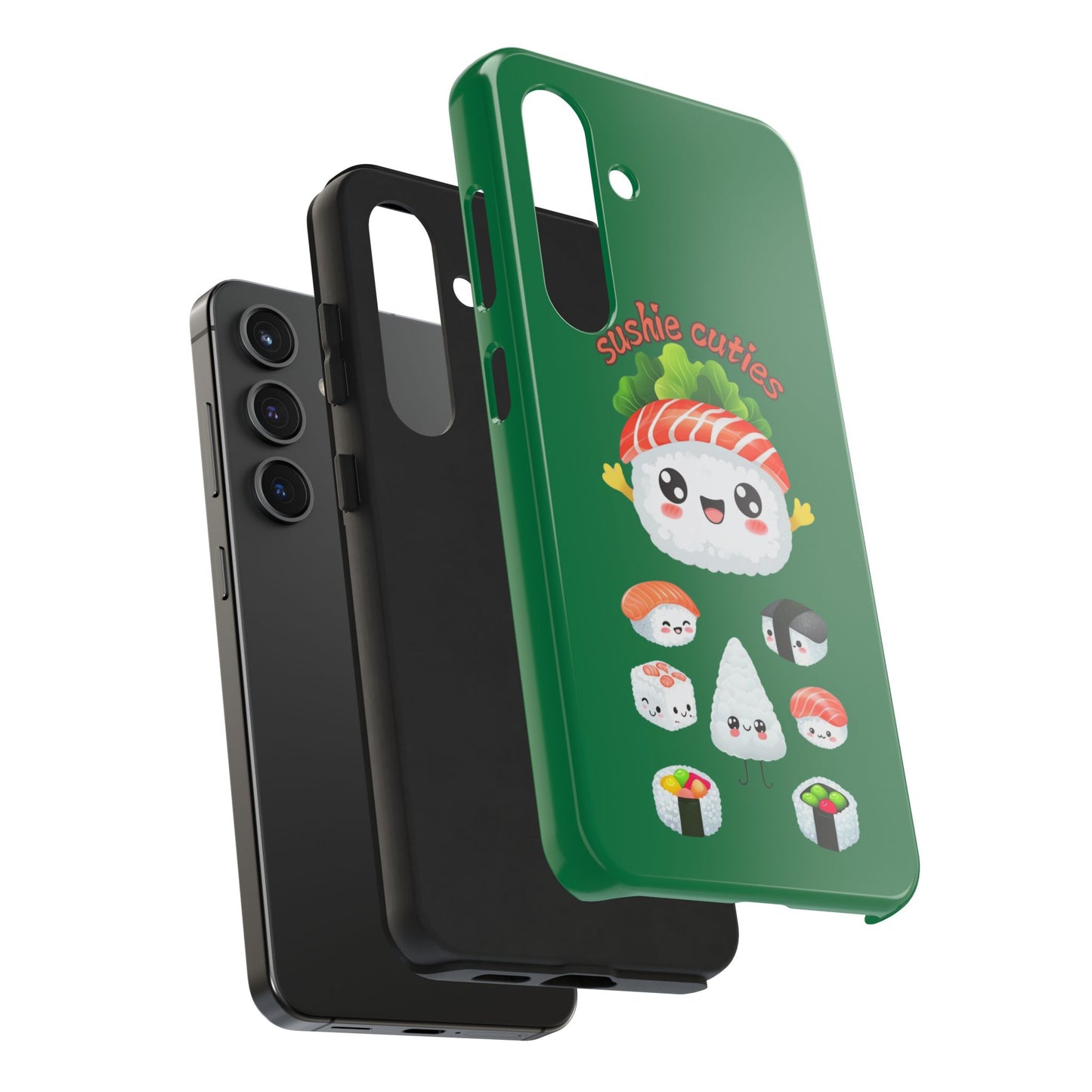 π£ Cute Sushi Buddies Tough Phone Case β Durable & Adorable for iPhone & Android!