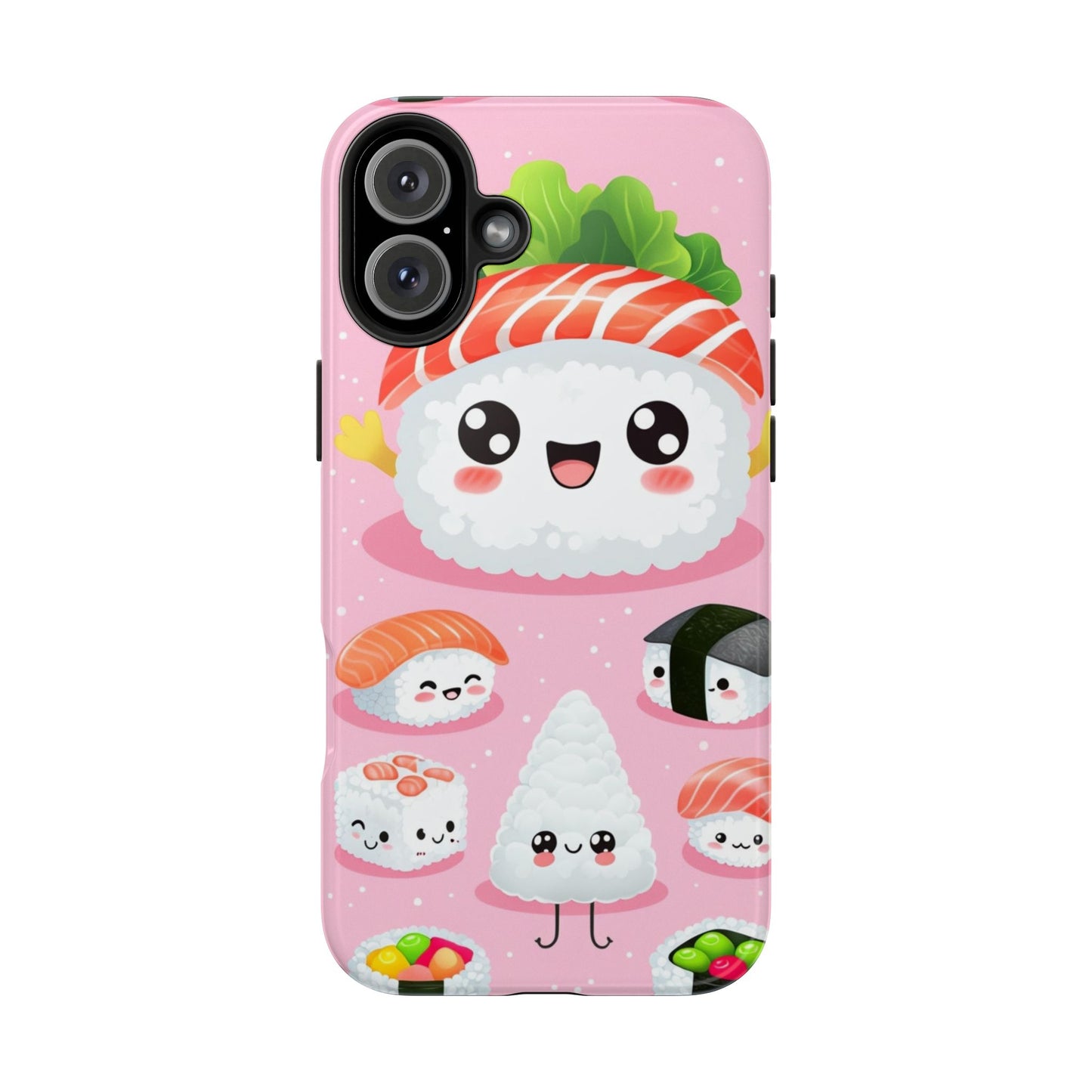 Adorable Sushi Tough Phone Case | Cute Kawaii Design for Food Lovers