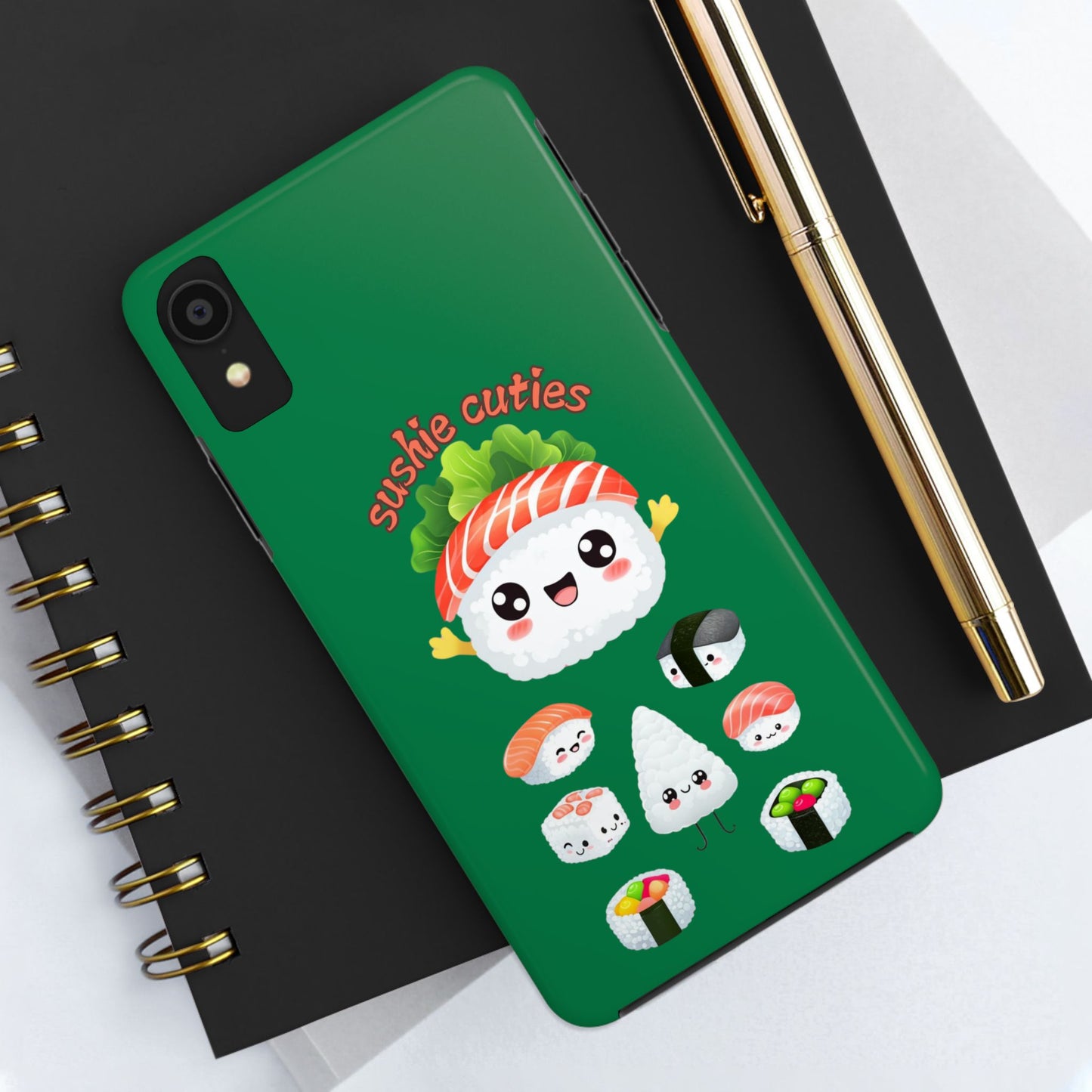 π£ Cute Sushi Buddies Tough Phone Case β Durable & Adorable for iPhone & Android!