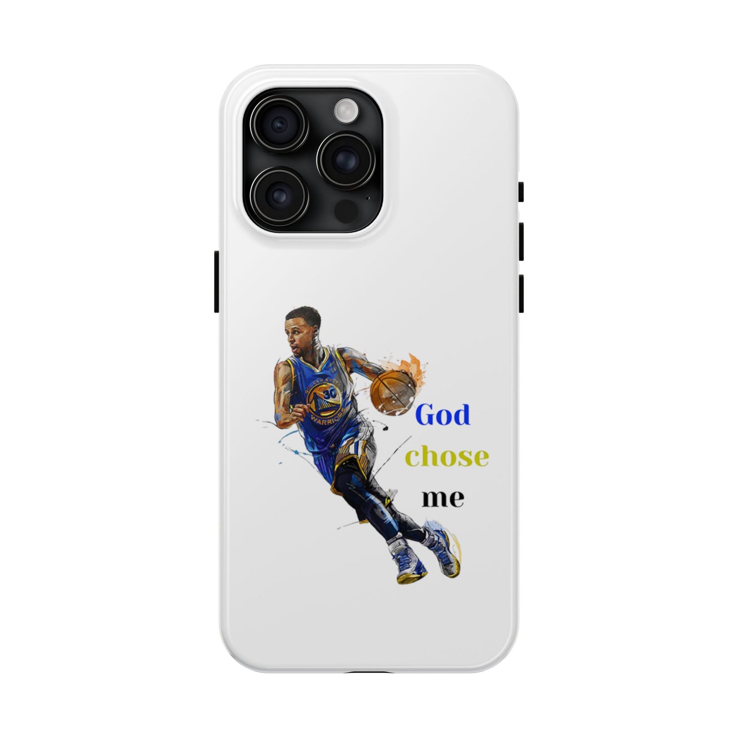 Phone case- God Chose Me Tough Phone Case - Durable Protection