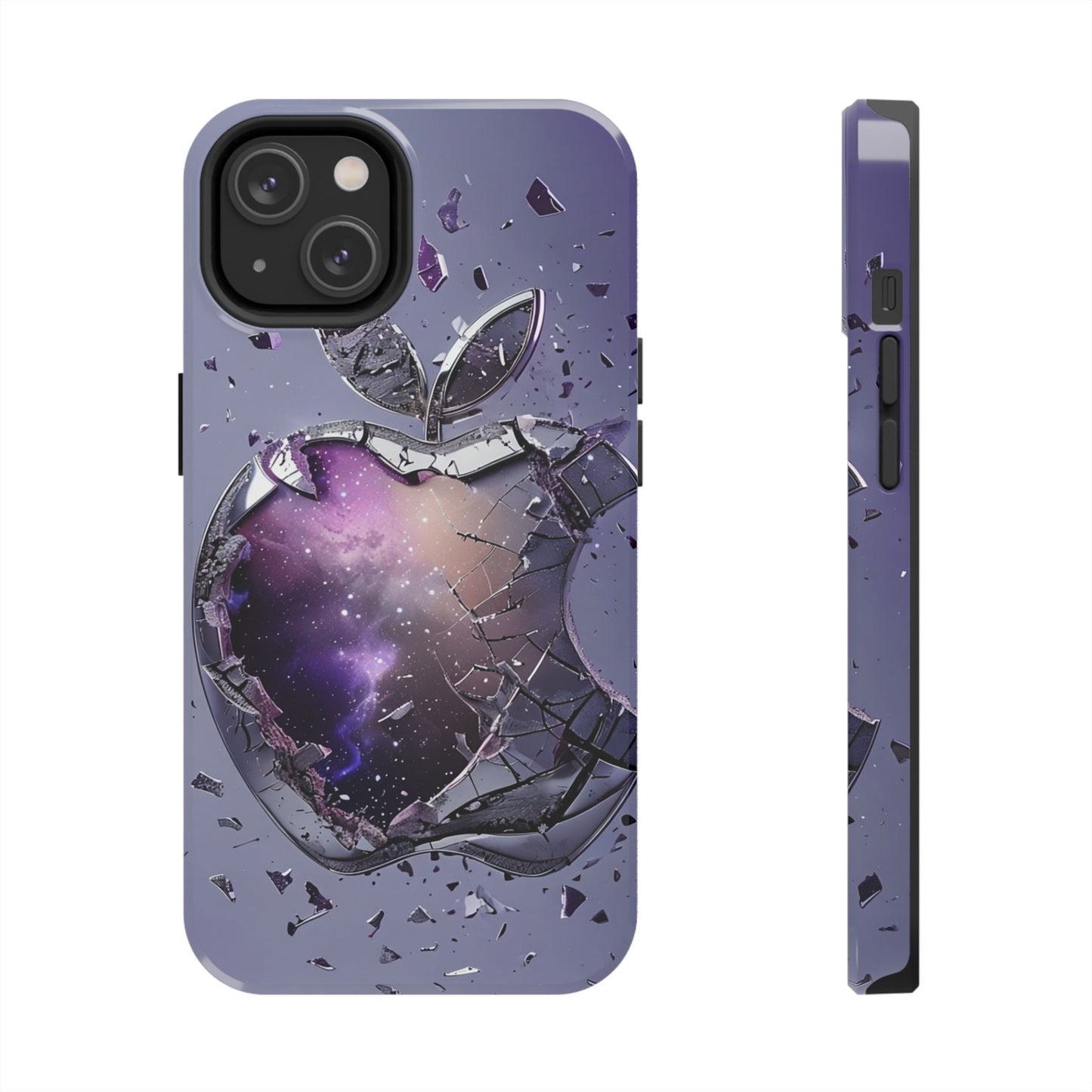π Rustic Purple Apple Tough Phone Case β Durable Protection for iPhones