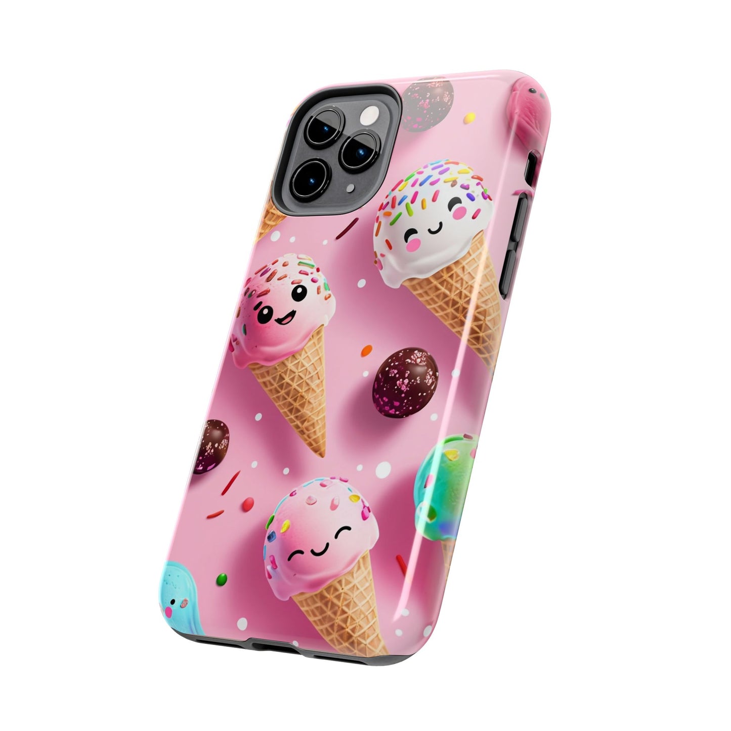 Tough Phone Cases Cute Ice Cream Design