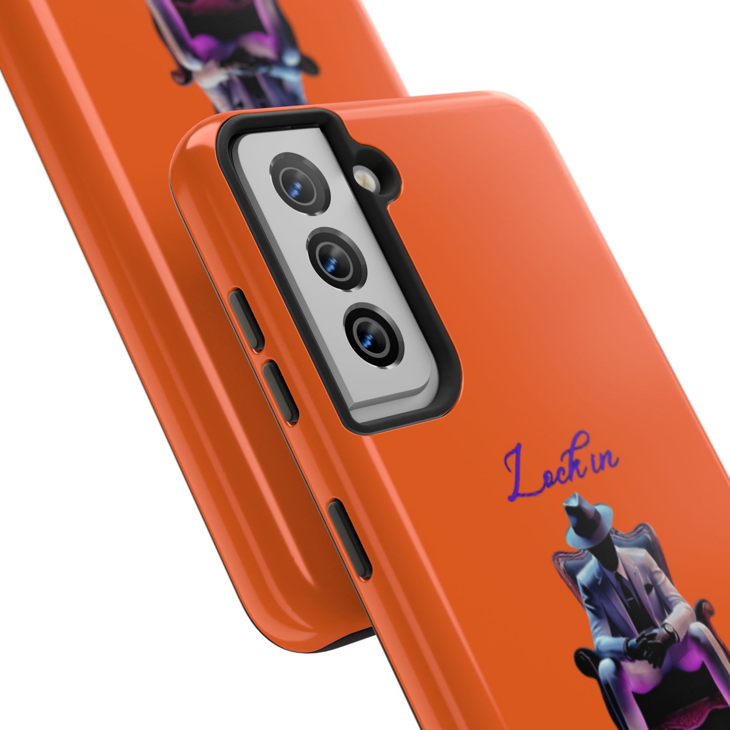 Phone case- Lock In, Stay discipline Tough Phone Case - Durable Protection