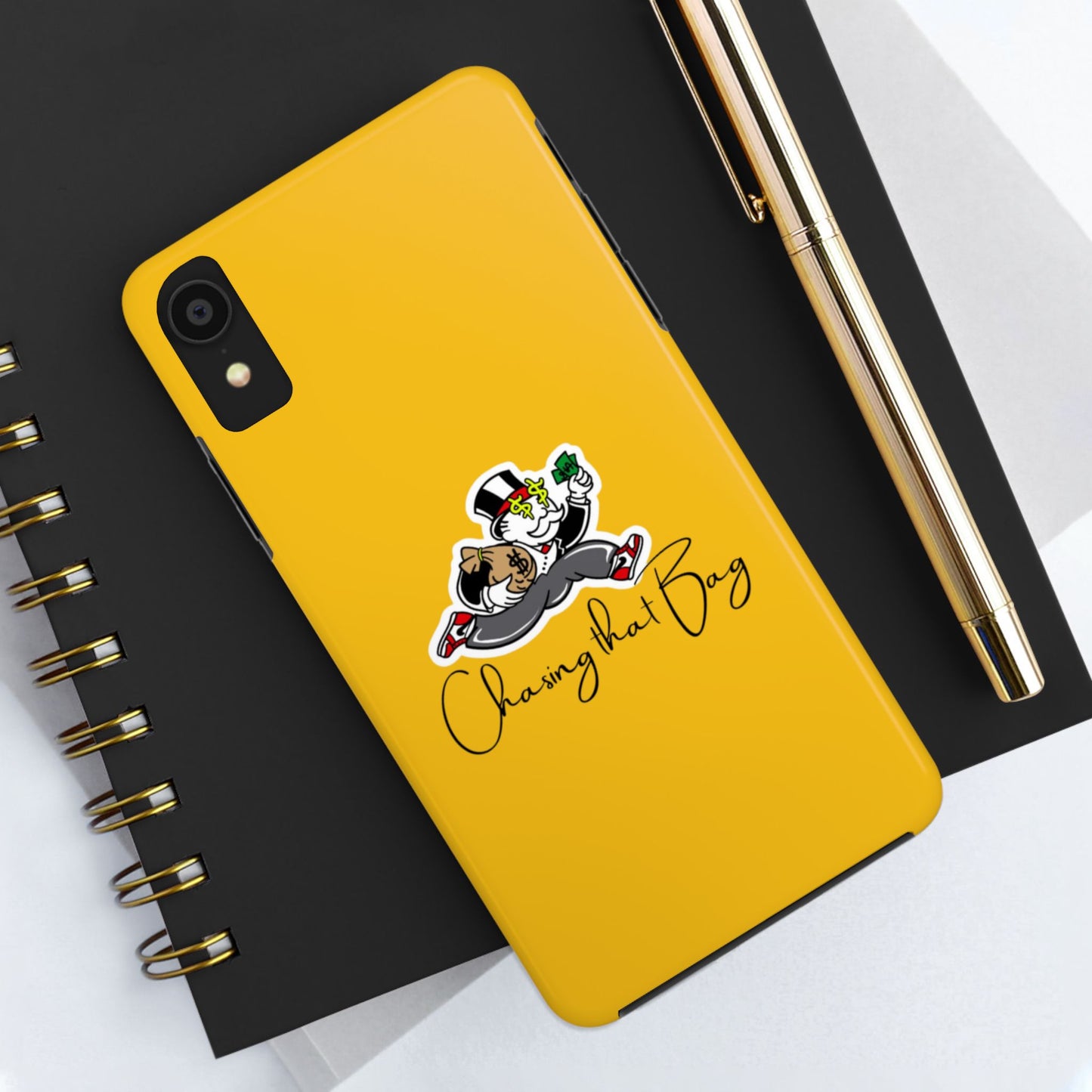 Phone Case- Chasing That Bag Tough Case- Durable Protection