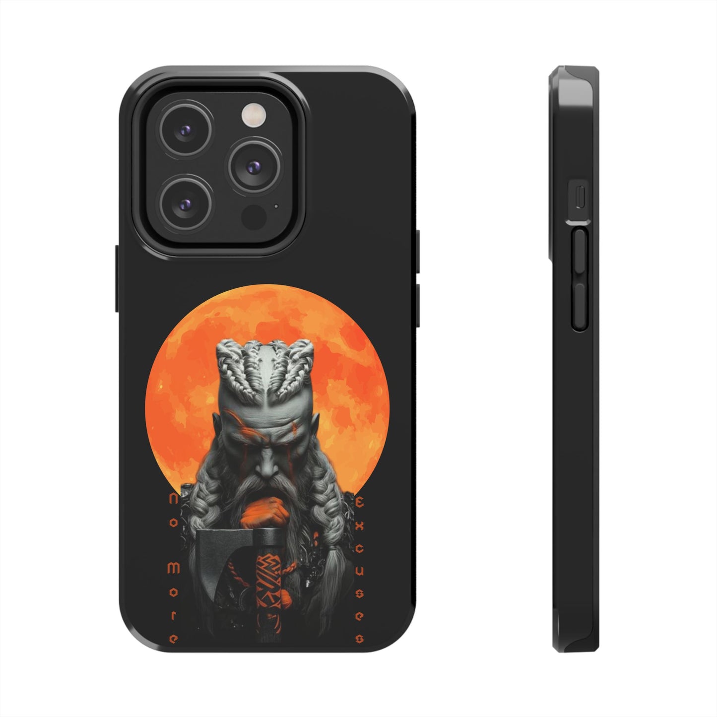 π₯ Warrior Spirit Tough Phone Case β No More Excuses Design for iPhone & Android β Empowerment & Protection