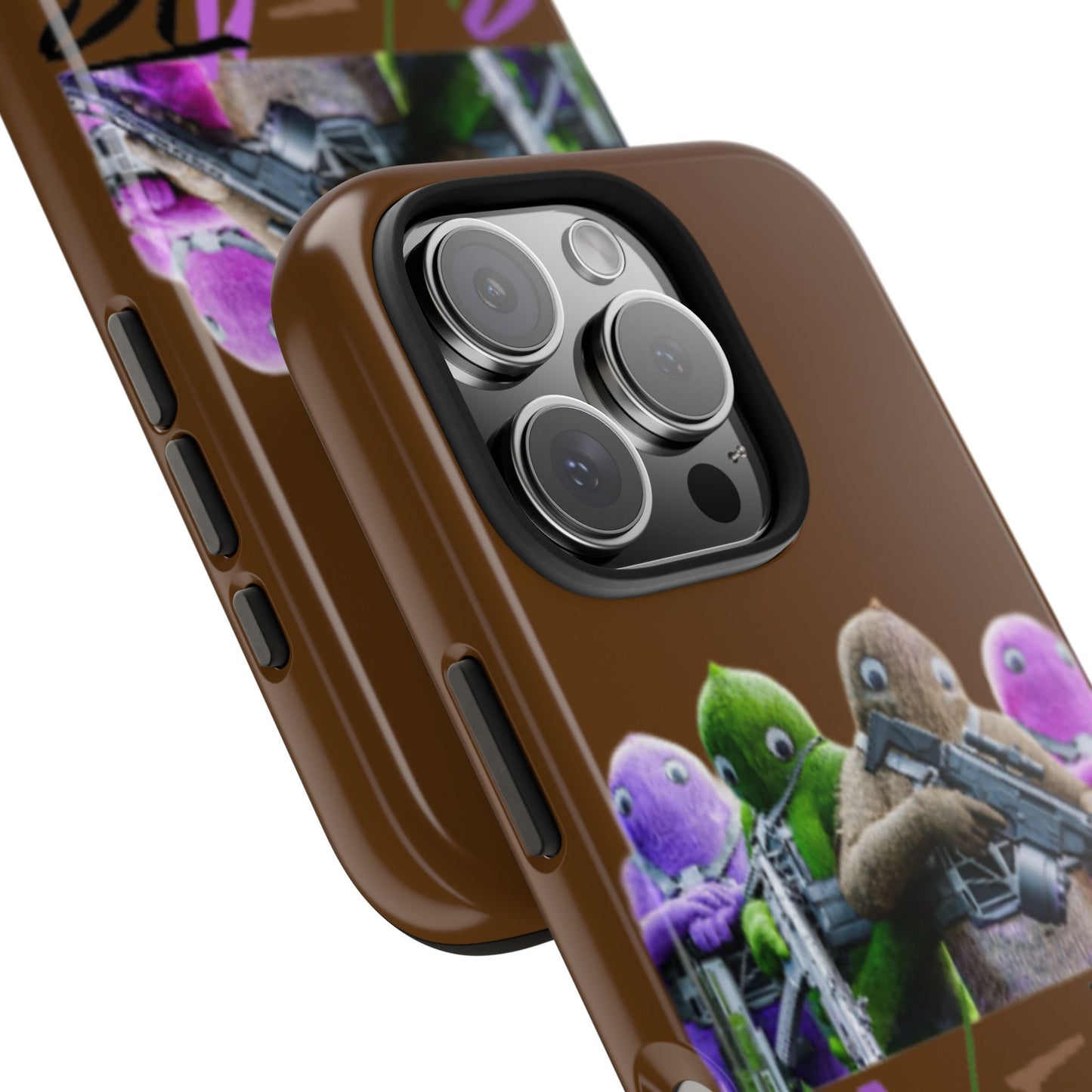 Cool Cartoon-Inspired Tough Phone Case - 'SWEATS'