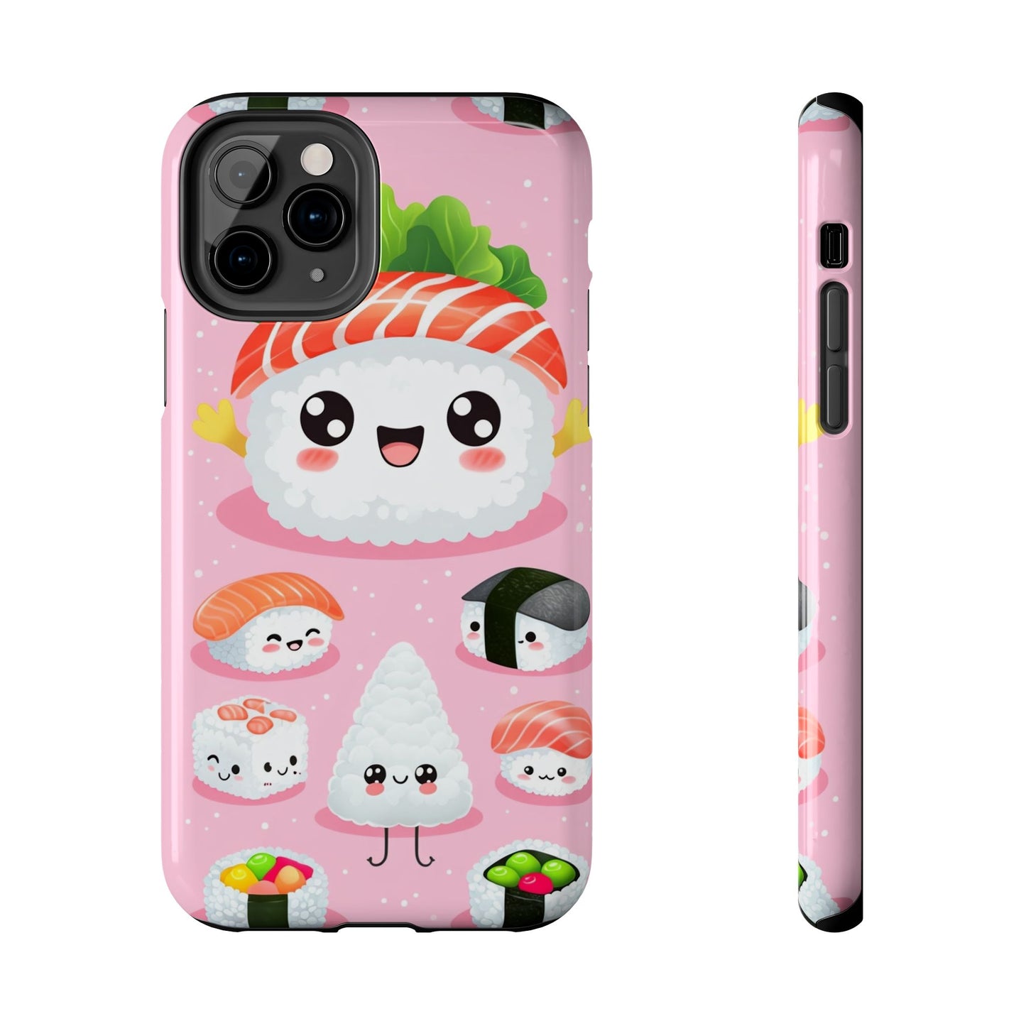 Adorable Sushi Tough Phone Case | Cute Kawaii Design for Food Lovers