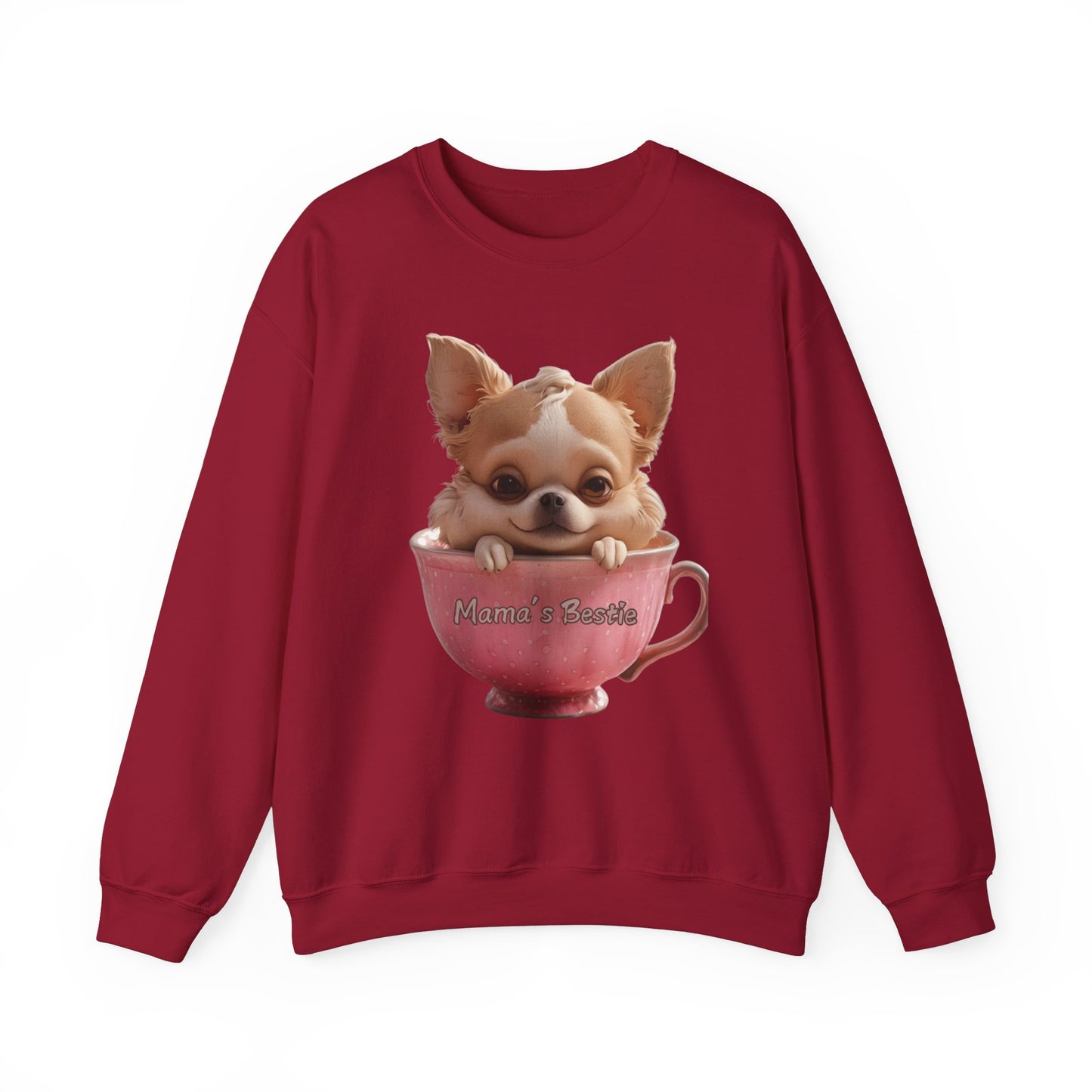 🐶 Cute Dog "Mama’s Bestie" Sweater – Cozy & Stylish for Dog Lovers! 🐶