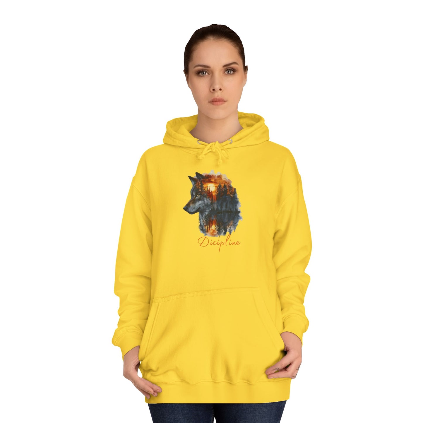 Neon Storm Wild Wolf Graphic Pullover – Multicolor Men’s Streetwear Sweatshirt