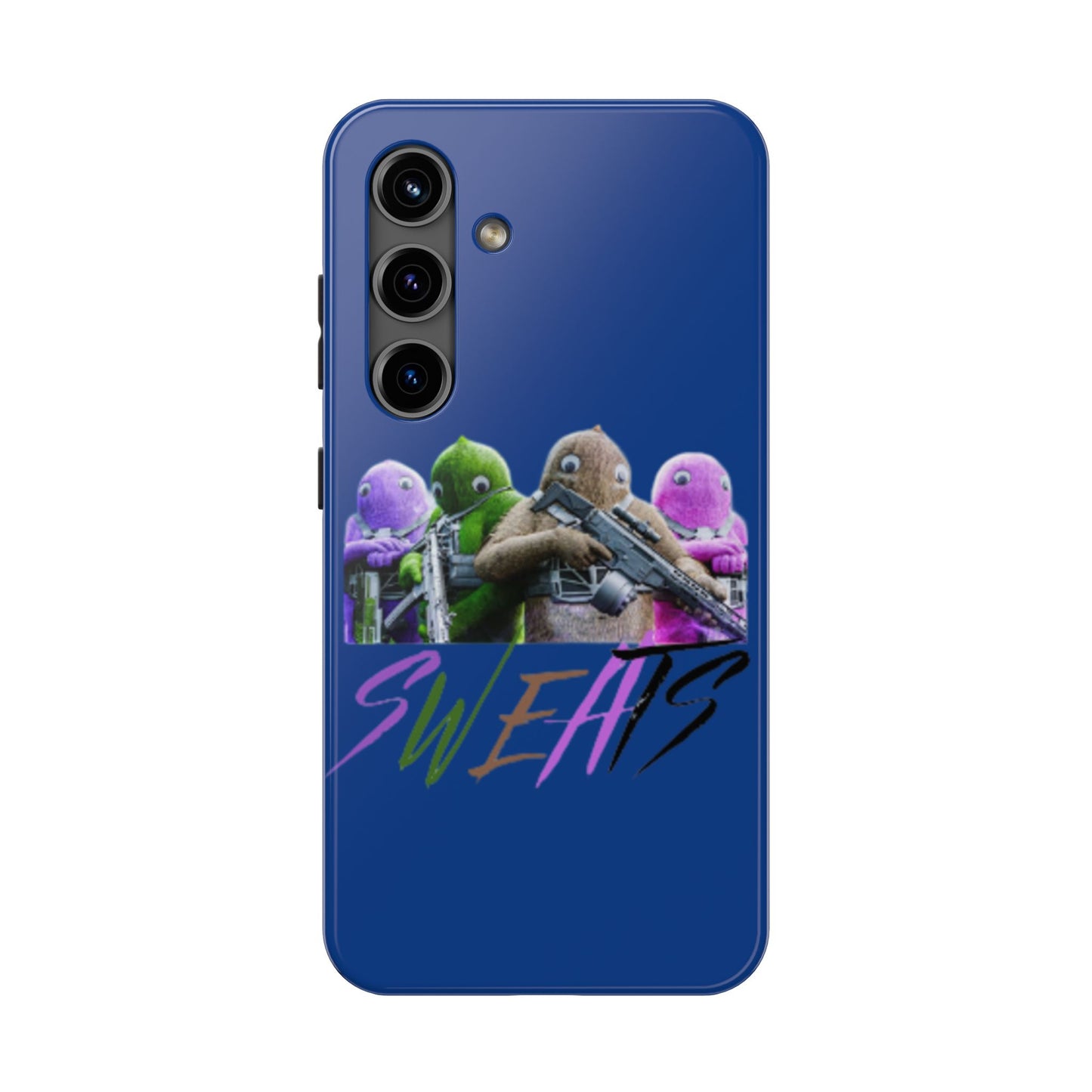 Cool Cartoon-Inspired Tough Phone Case - 'SWEATS'