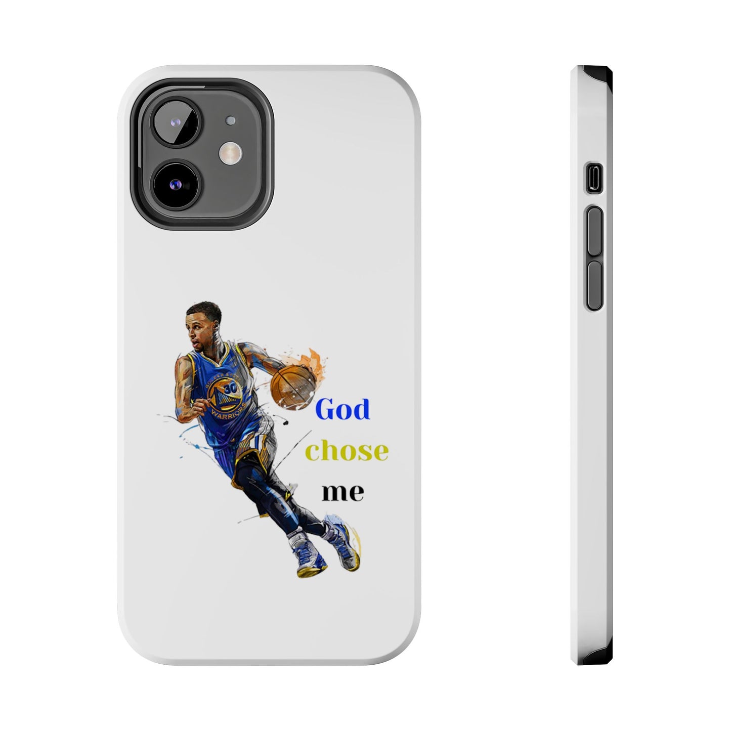 Phone case- God Chose Me Tough Phone Case - Durable Protection
