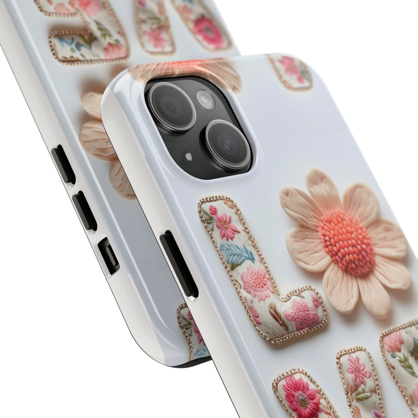 Floral 'Love Yourself' Tough Phone Case